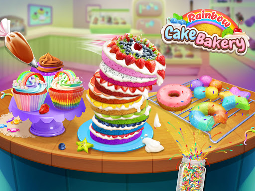 اسکرین شات 6 بازی Rainbow Cake Bakery