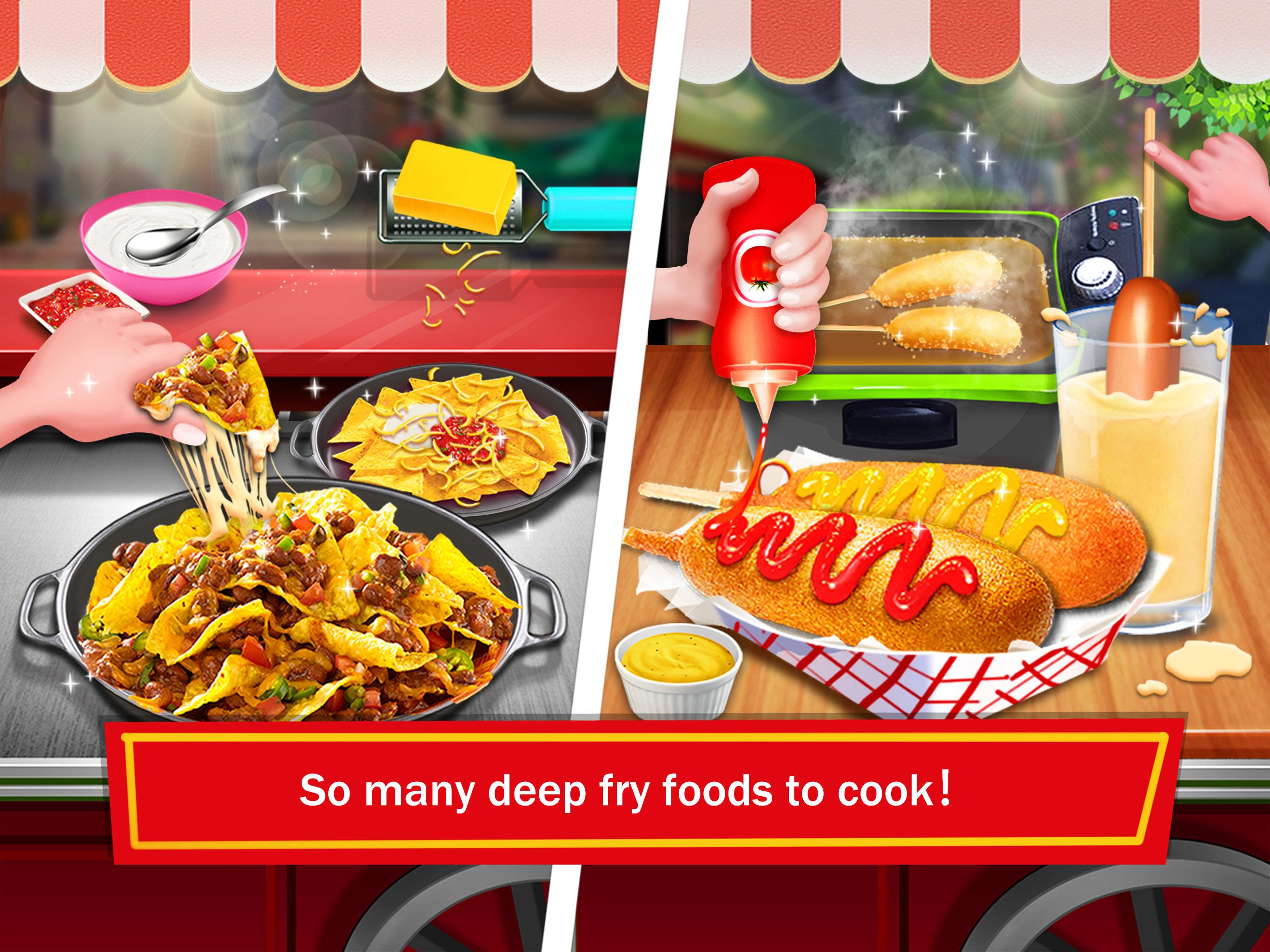 اسکرین شات 3 بازی Street Food: Deep Fried Foods