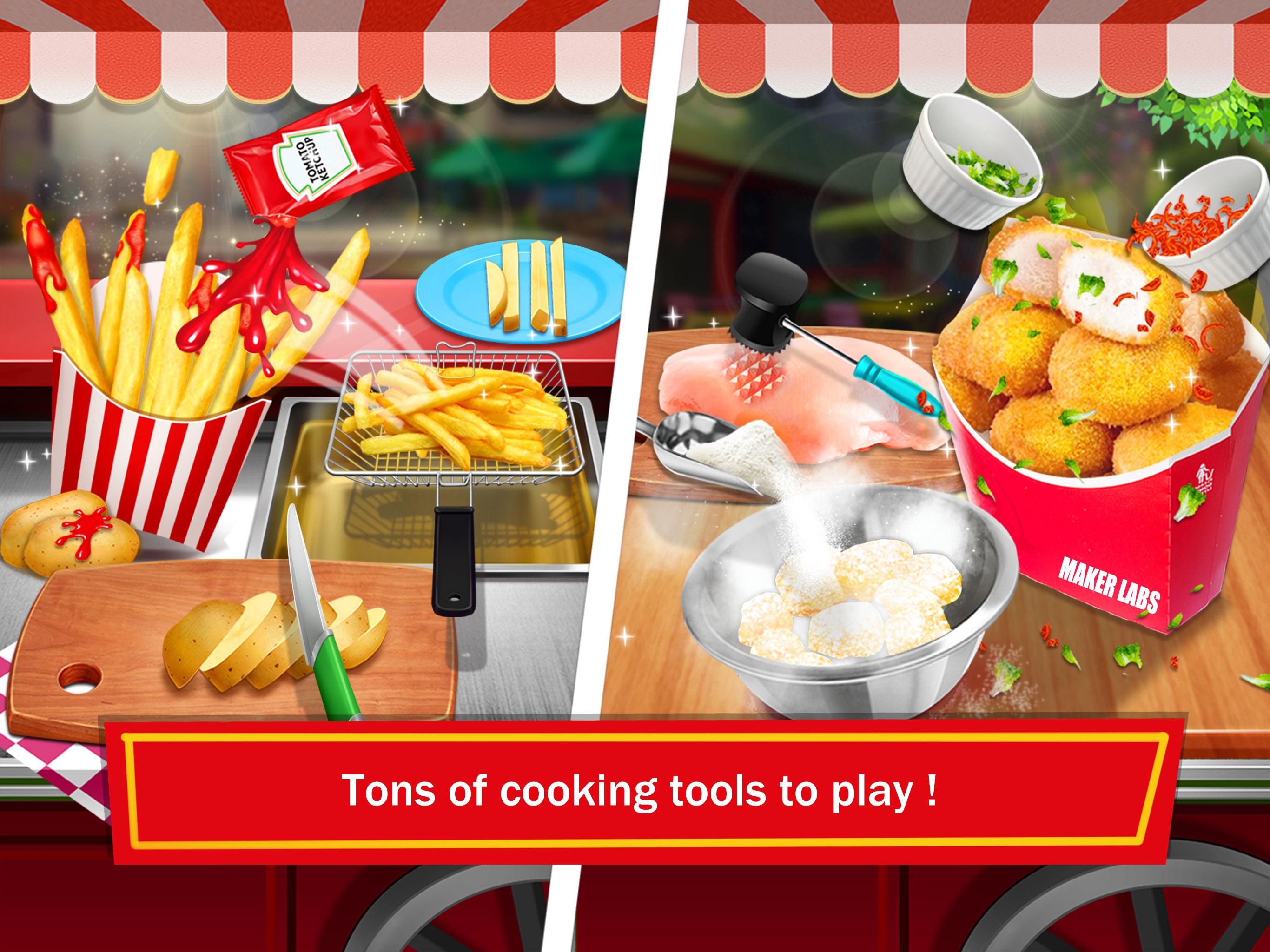 اسکرین شات 4 بازی Street Food: Deep Fried Foods
