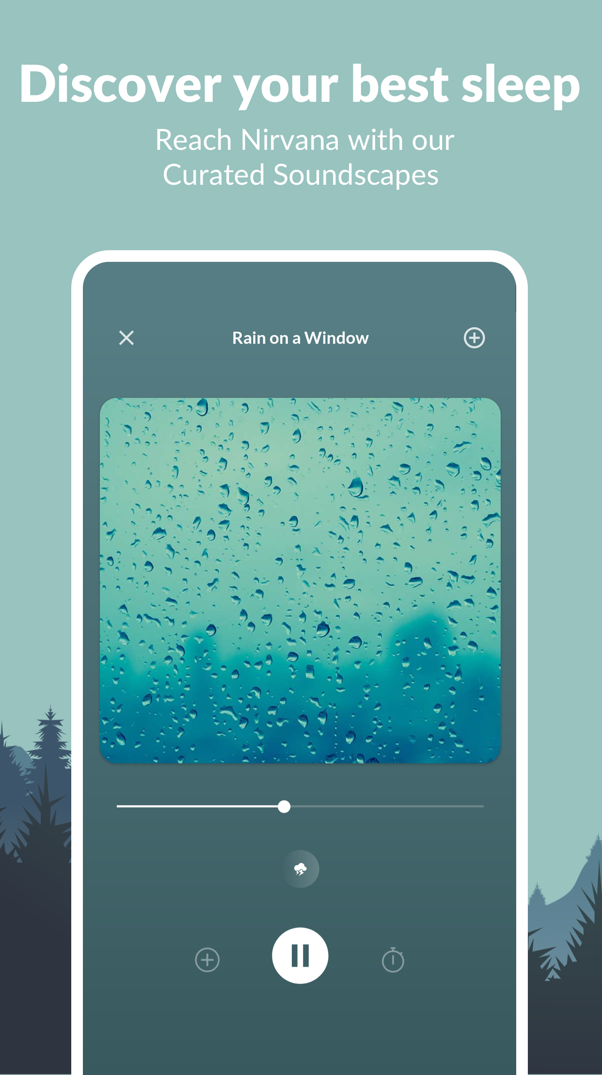 اسکرین شات 4 برنامه Rain Sounds - Sleep & Relax