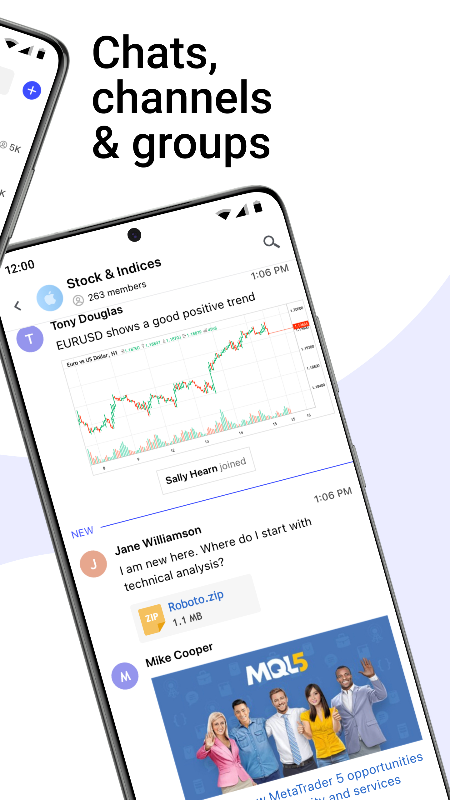 اسکرین شات 2 برنامه MQL5 Channels