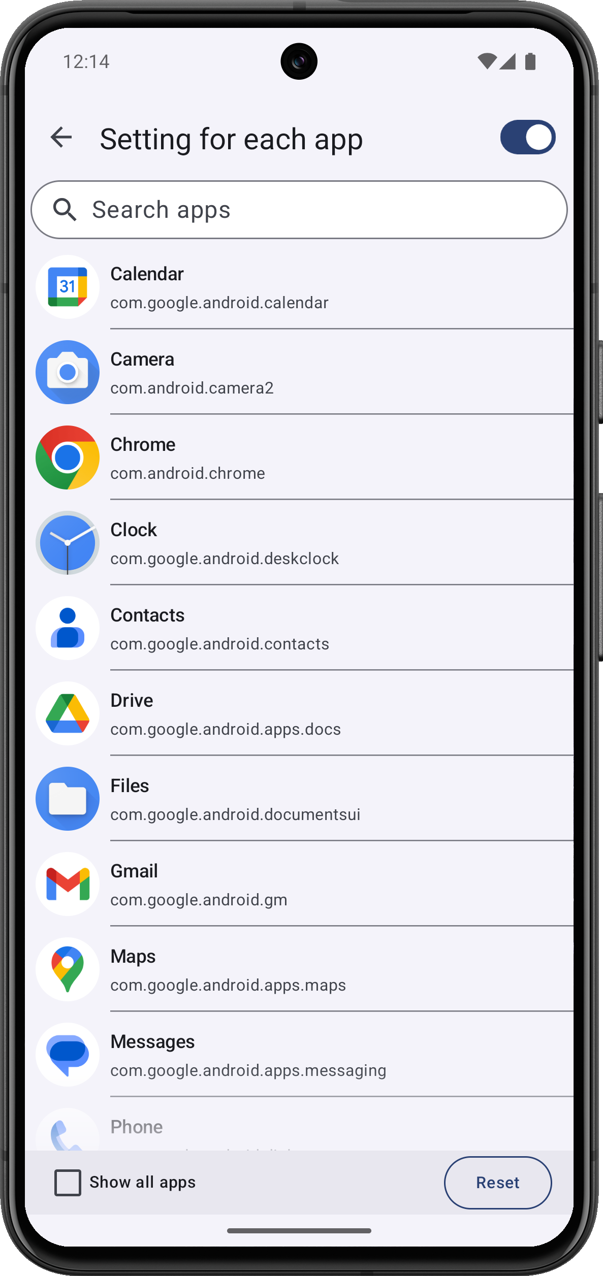 اسکرین شات 4 برنامه Screen Orientation Control