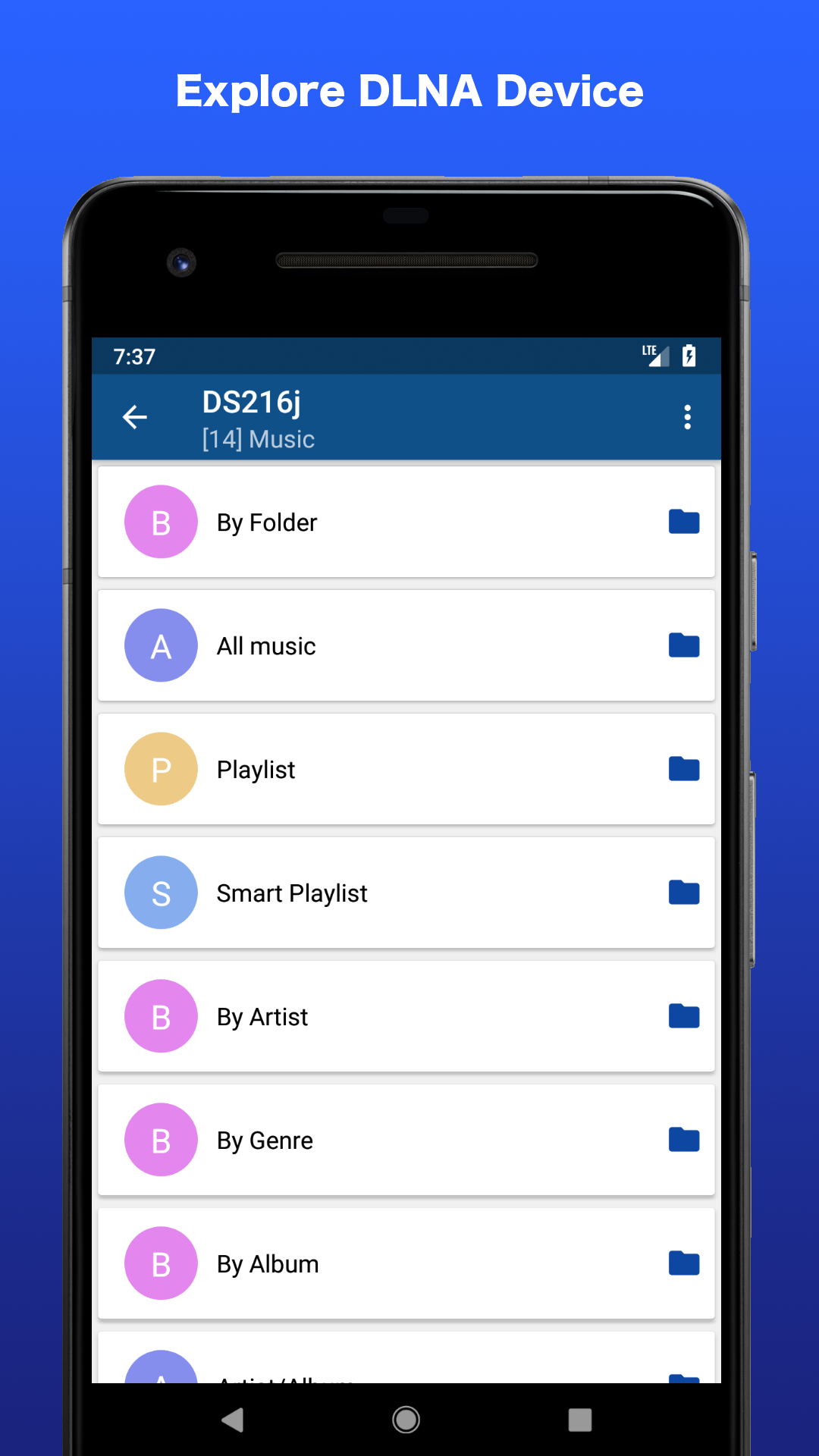 اسکرین شات 4 برنامه DMS Explorer (DLNA Player)