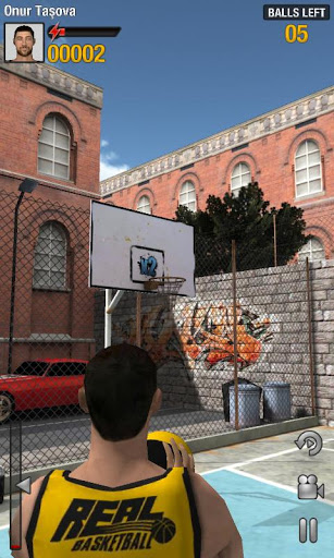 اسکرین شات 1 بازی Real Basketball