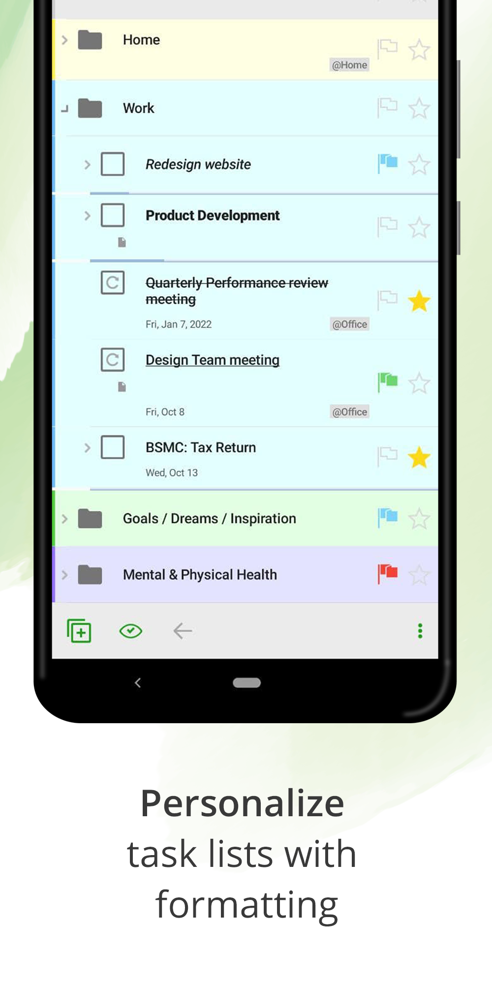 اسکرین شات 6 برنامه MyLifeOrganized: To-Do List