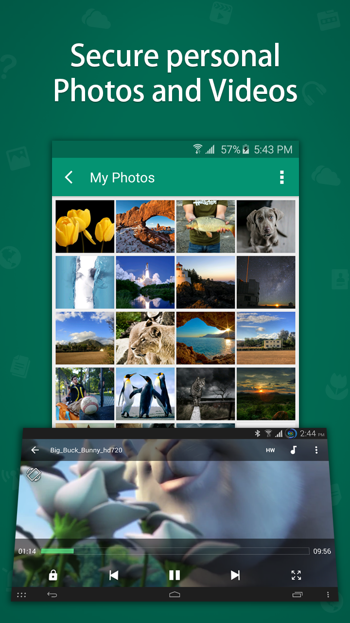 اسکرین شات 2 برنامه Calculator# Lock Hide Gallery