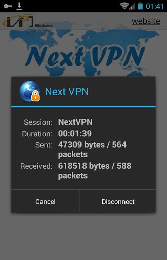 اسکرین شات 3 برنامه Next VPN