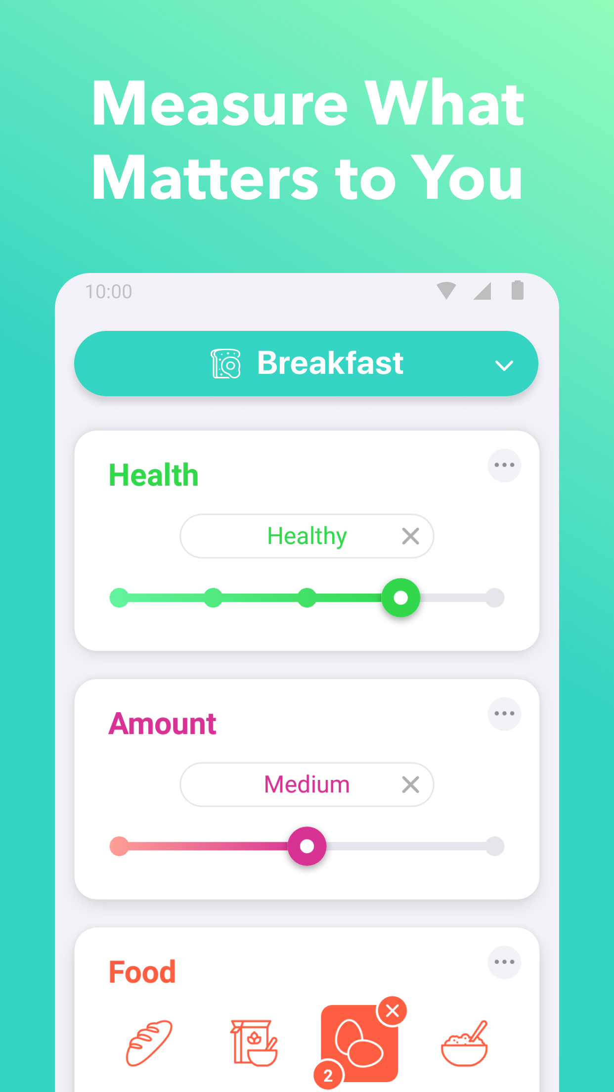 اسکرین شات 2 برنامه Nutrilio: Food Tracker & Water