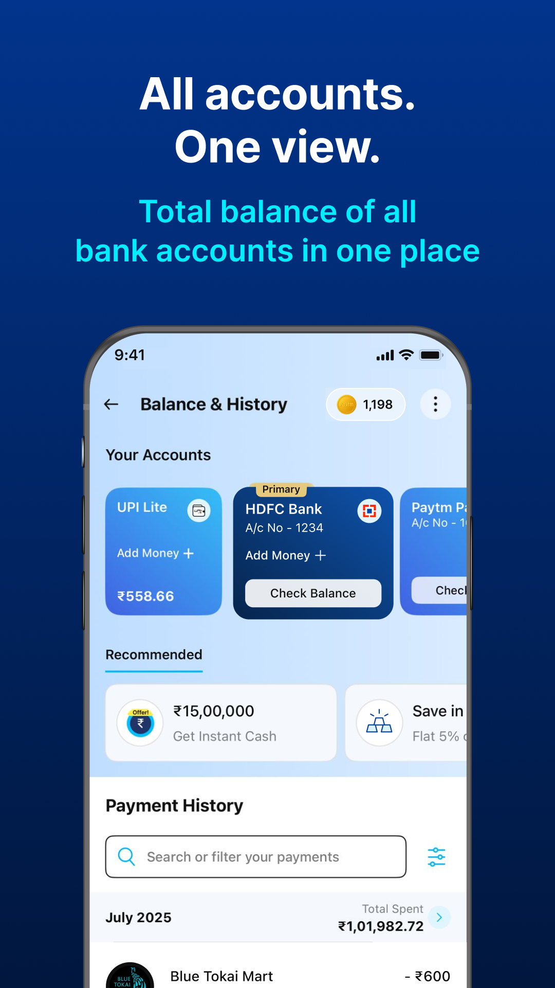 اسکرین شات 7 برنامه Paytm: Secure UPI Payments