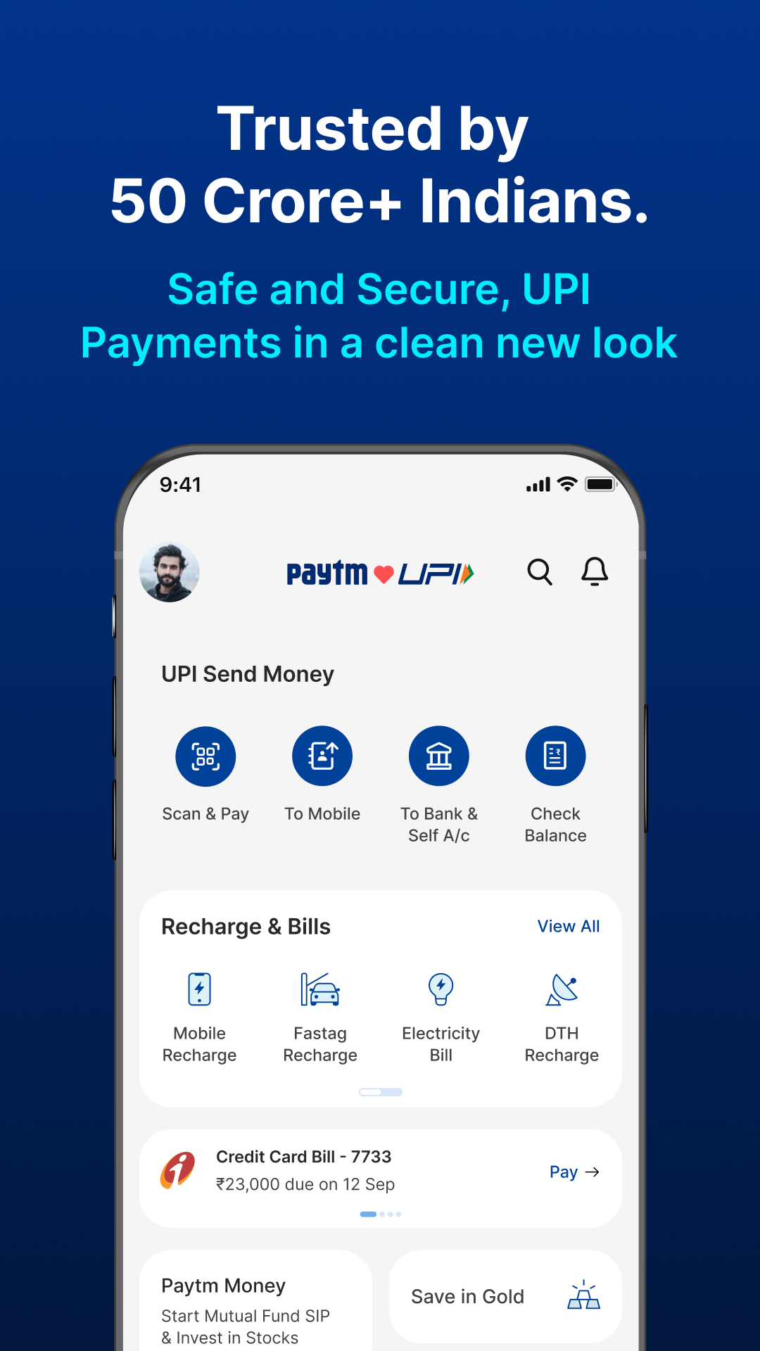 اسکرین شات 1 برنامه Paytm: Secure UPI Payments