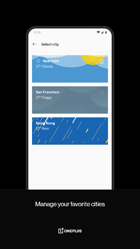 اسکرین شات 3 برنامه OnePlus Weather
