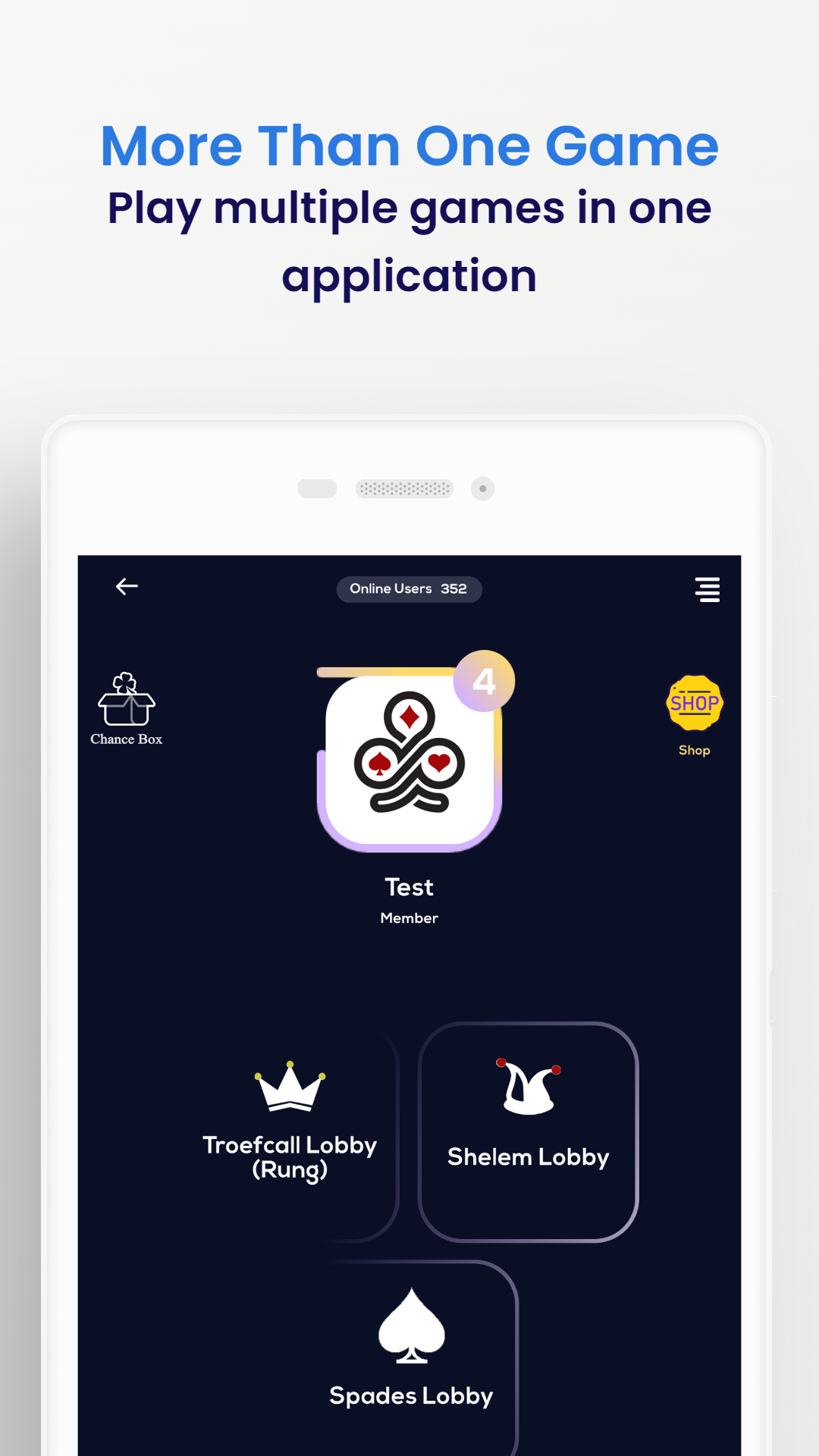اسکرین شات 5 بازی Spades Online