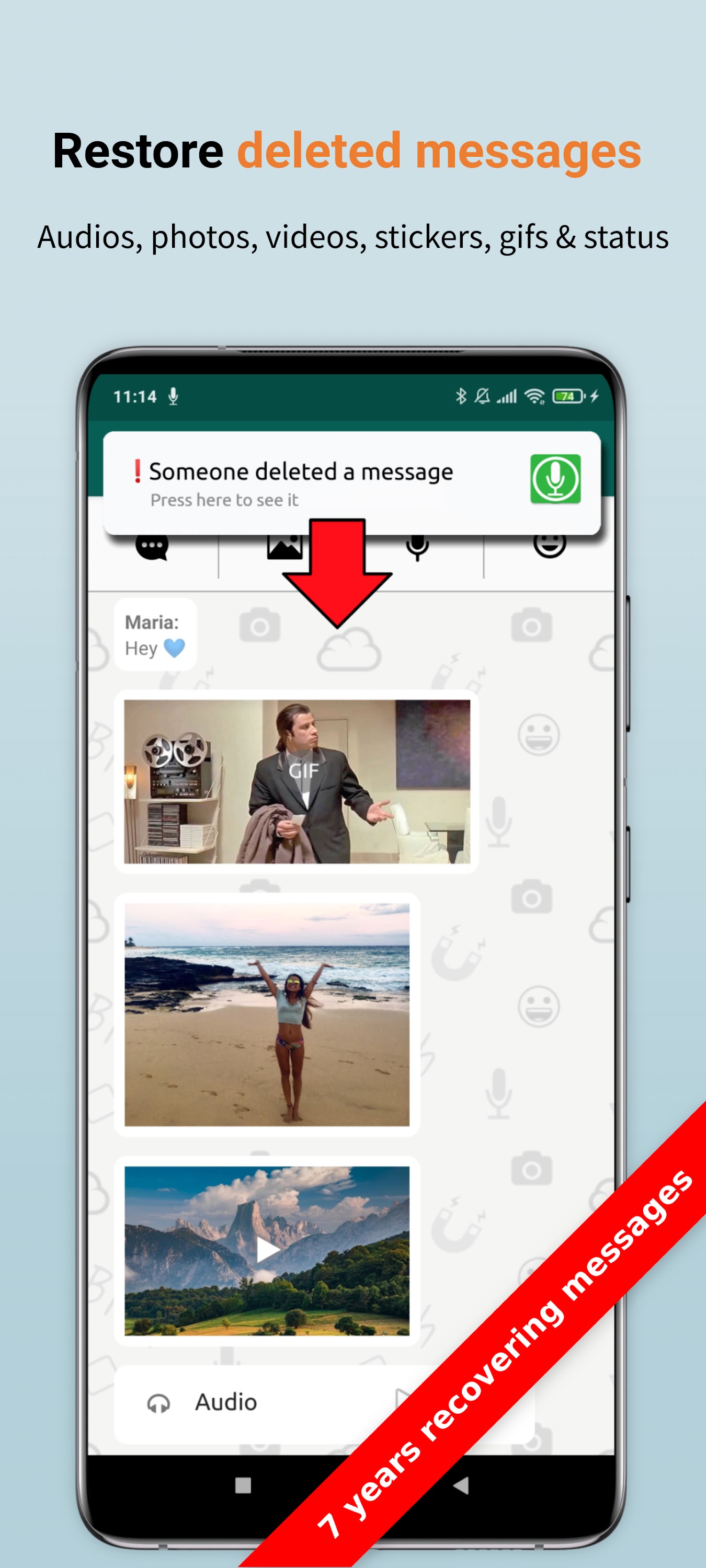 اسکرین شات 1 برنامه WA kit & Voice changer