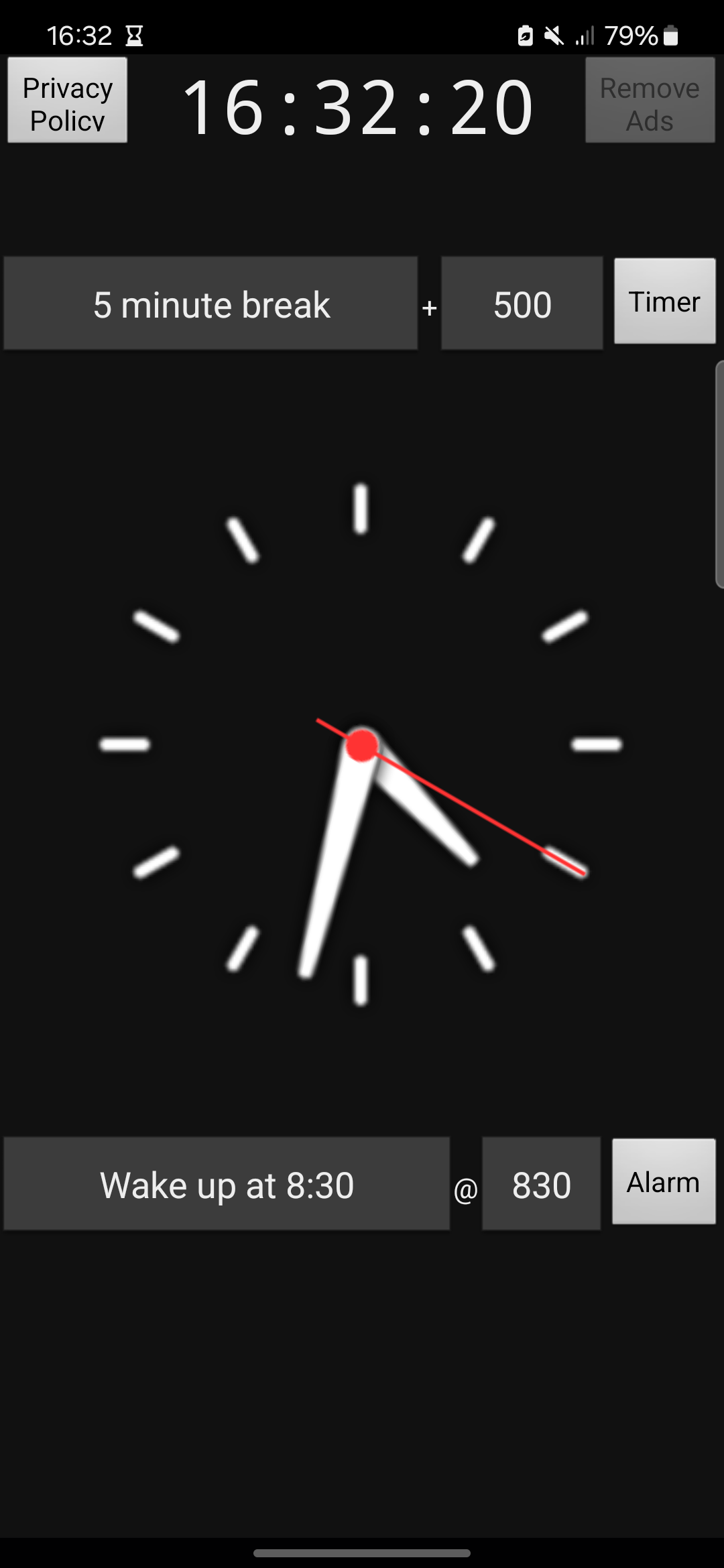 اسکرین شات 4 برنامه Analog Clock Second Widget