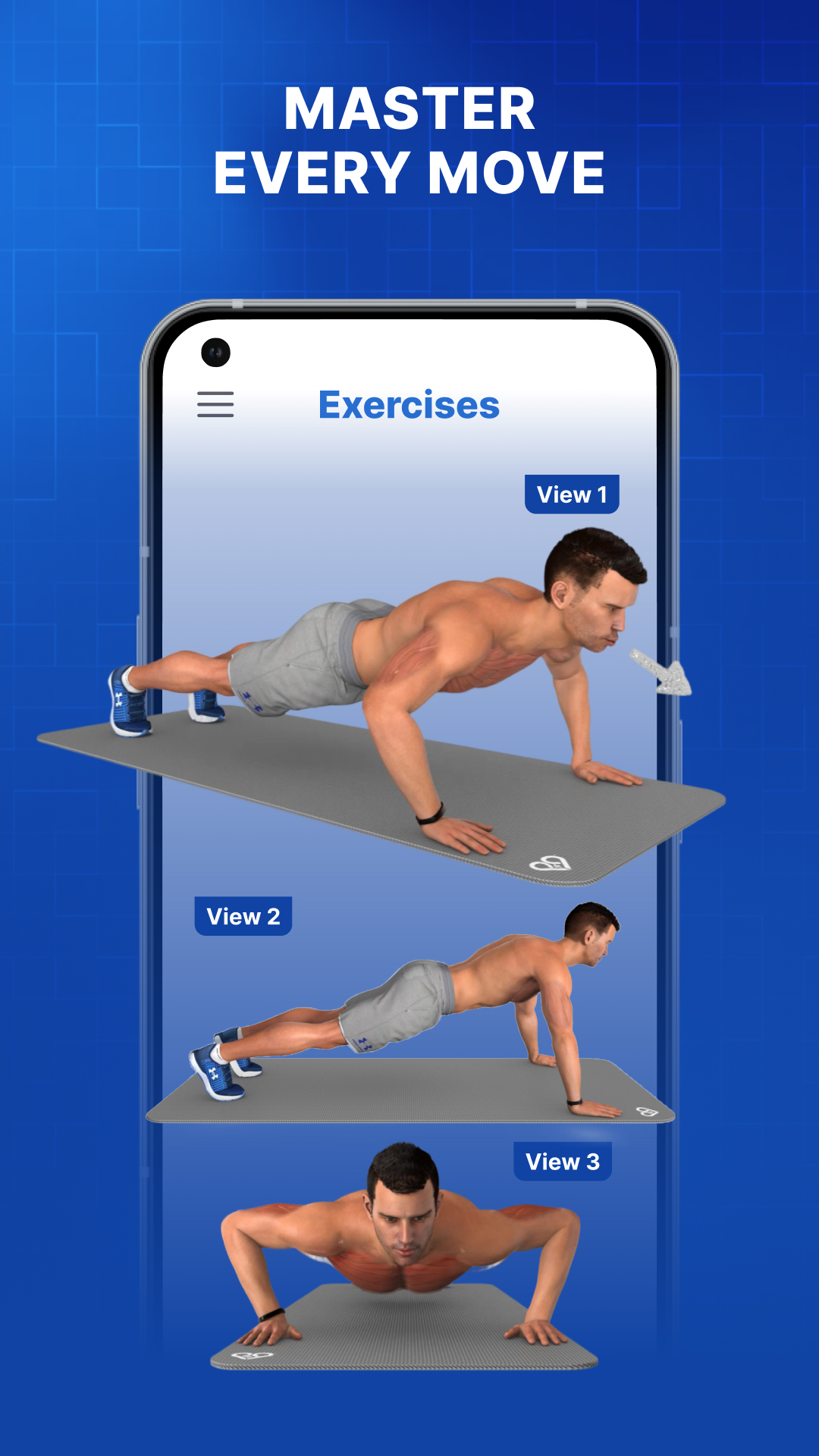 اسکرین شات 4 برنامه Chest workout plan