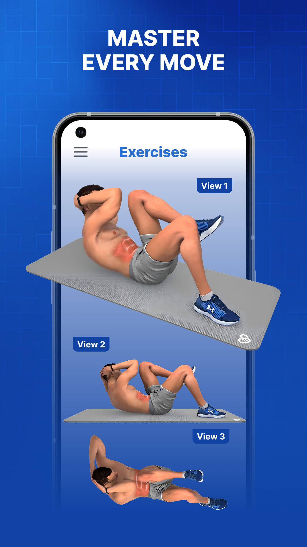 اسکرین شات 3 برنامه P4P 7 Minute Workout