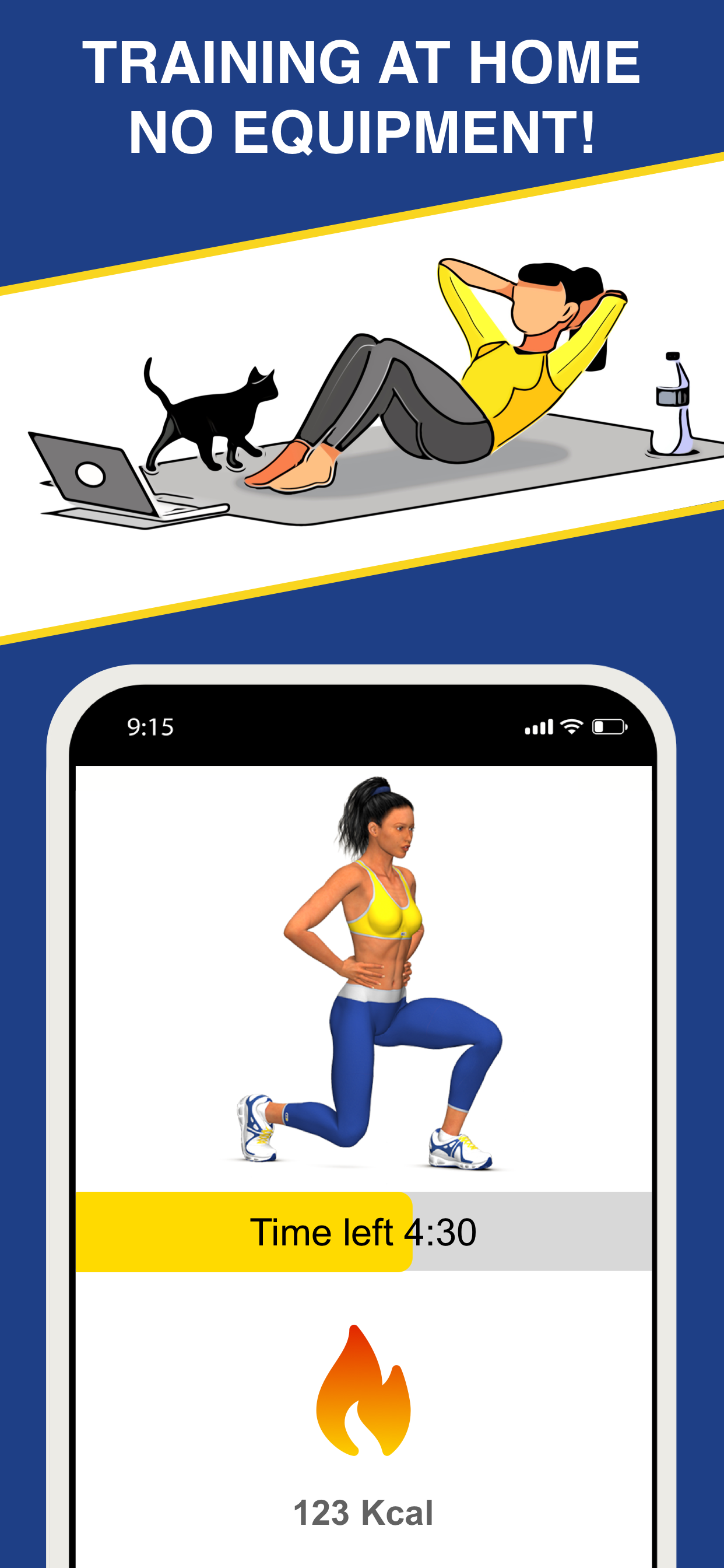 اسکرین شات 2 برنامه P4P 7 Minute Workout