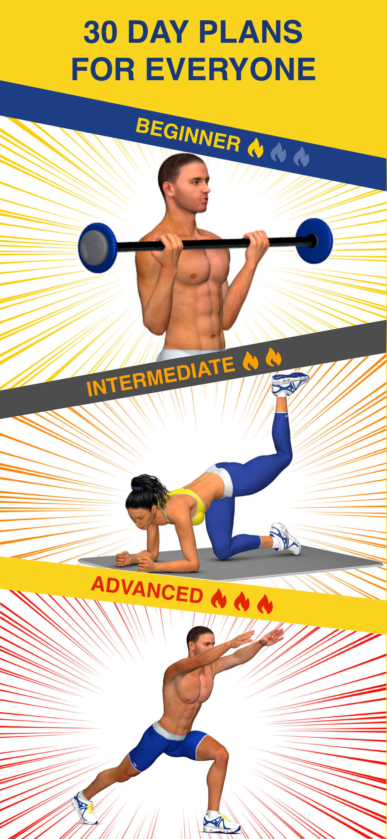 اسکرین شات 3 برنامه P4P 7 Minute Workout