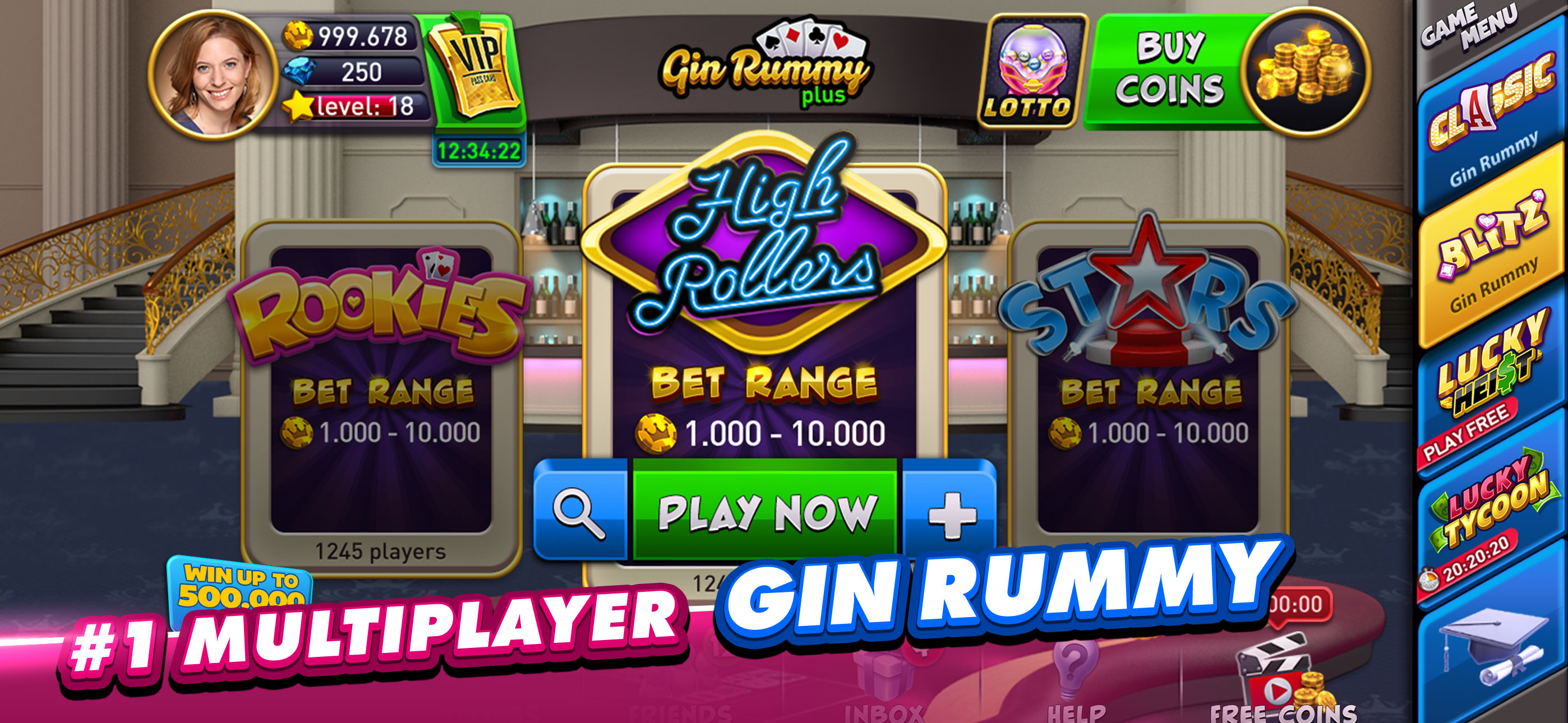 اسکرین شات 2 بازی Gin Rummy Plus: Fun Card Game
