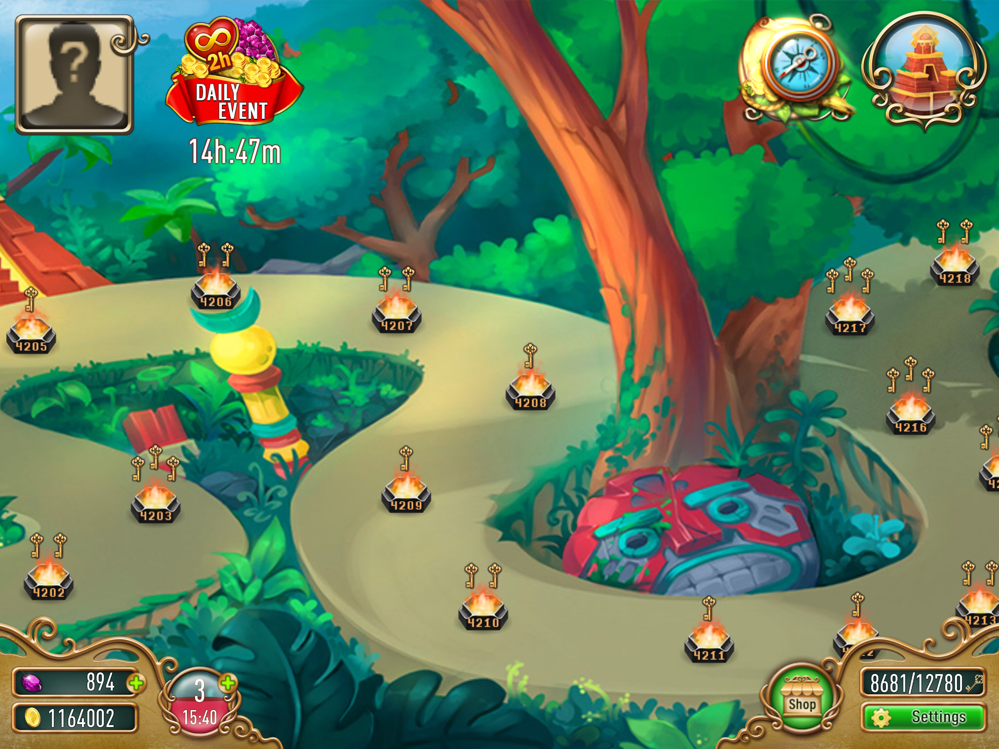 اسکرین شات 1 بازی Lost Bubble - Bubble Shooter