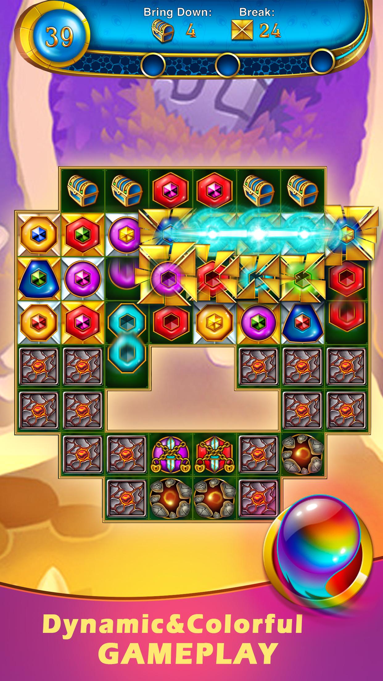 اسکرین شات 3 بازی Lost Jewels - Match 3 Puzzle