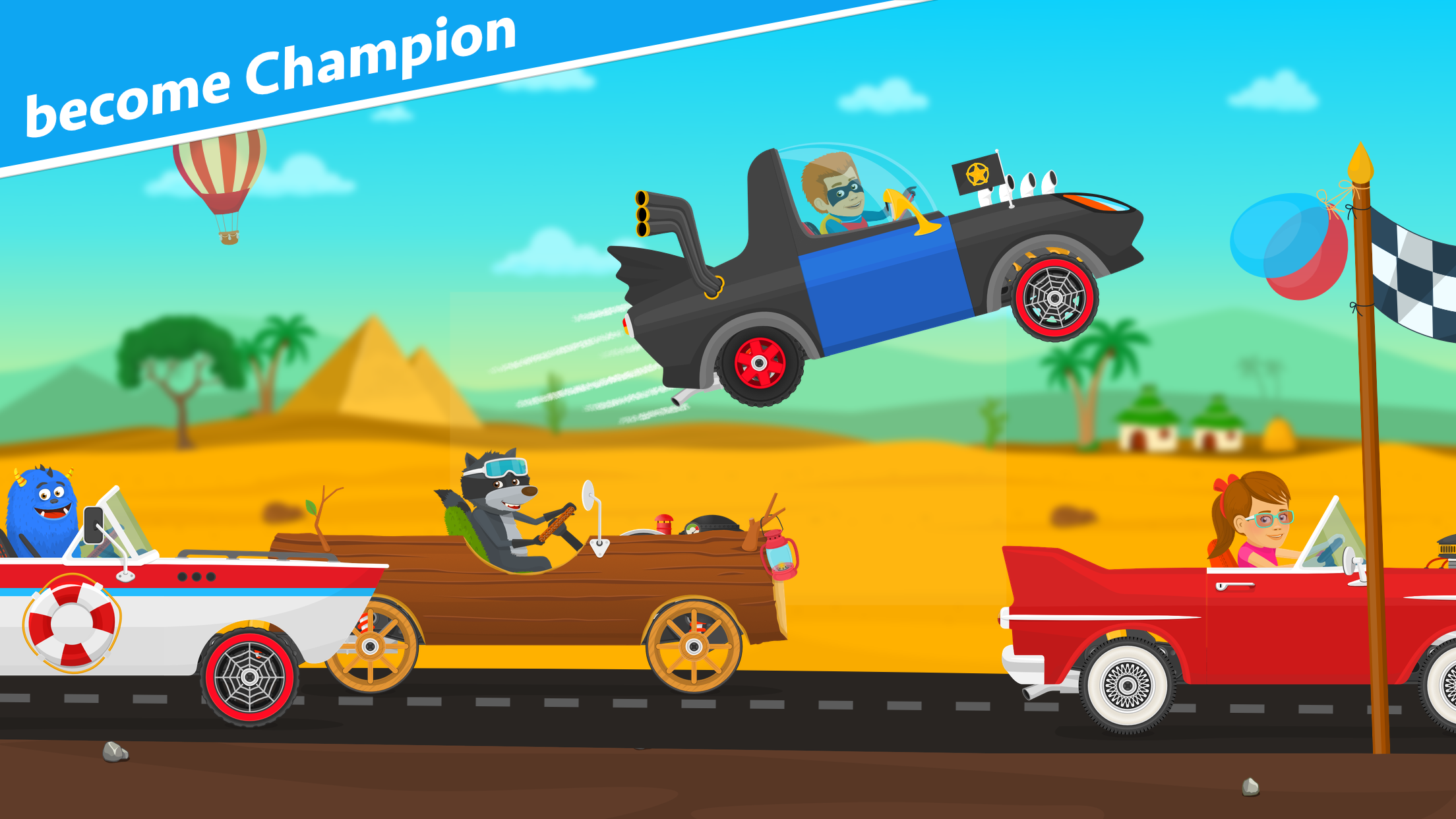 اسکرین شات 3 بازی Racing car games for kids 2-5