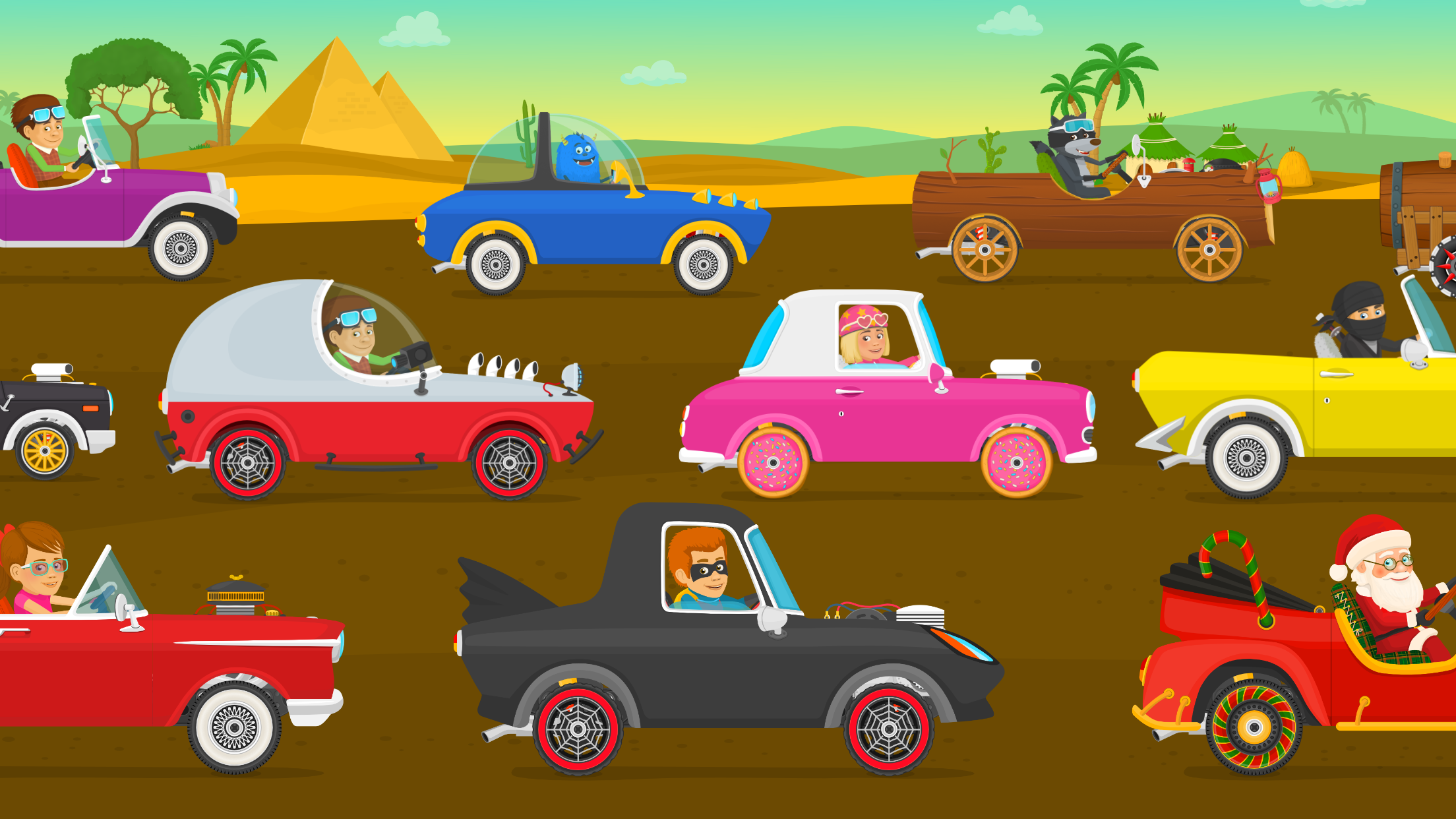 اسکرین شات 5 بازی Racing car games for kids 2-5