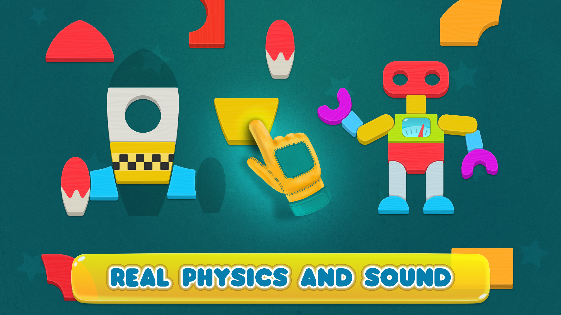 اسکرین شات 1 بازی Cosmo Shapes Puzzles for kids