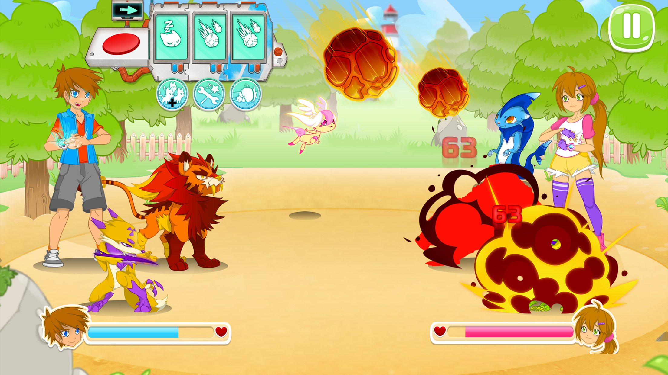 اسکرین شات 2 بازی Animalon: Epic Monsters Battle