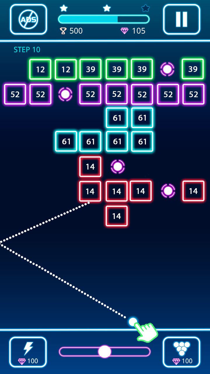 اسکرین شات 1 بازی Bricks Breaker Deluxe