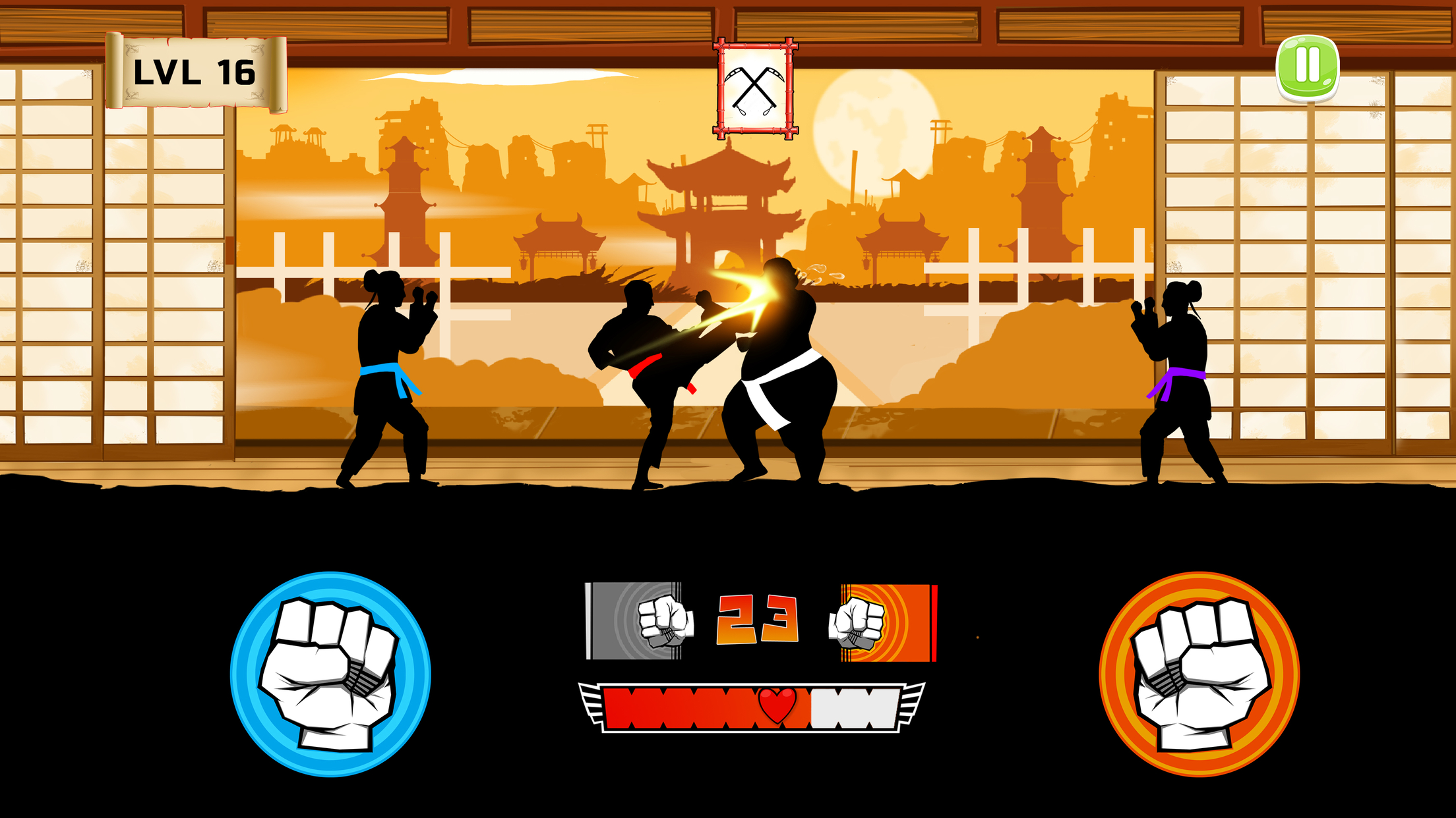 اسکرین شات 4 بازی Karate Fighter : Real battles
