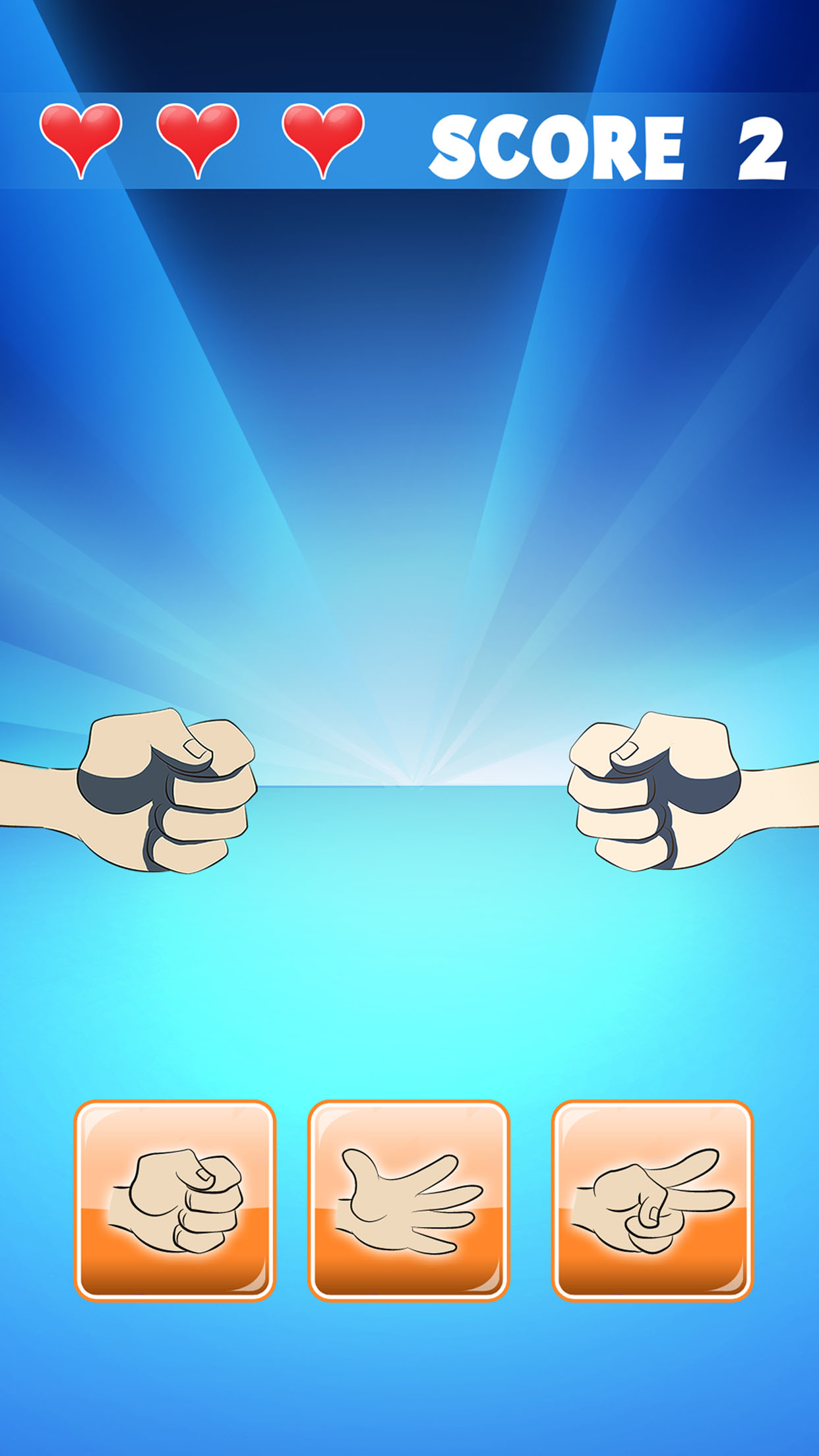 اسکرین شات 2 بازی Rock, Paper, Scissor