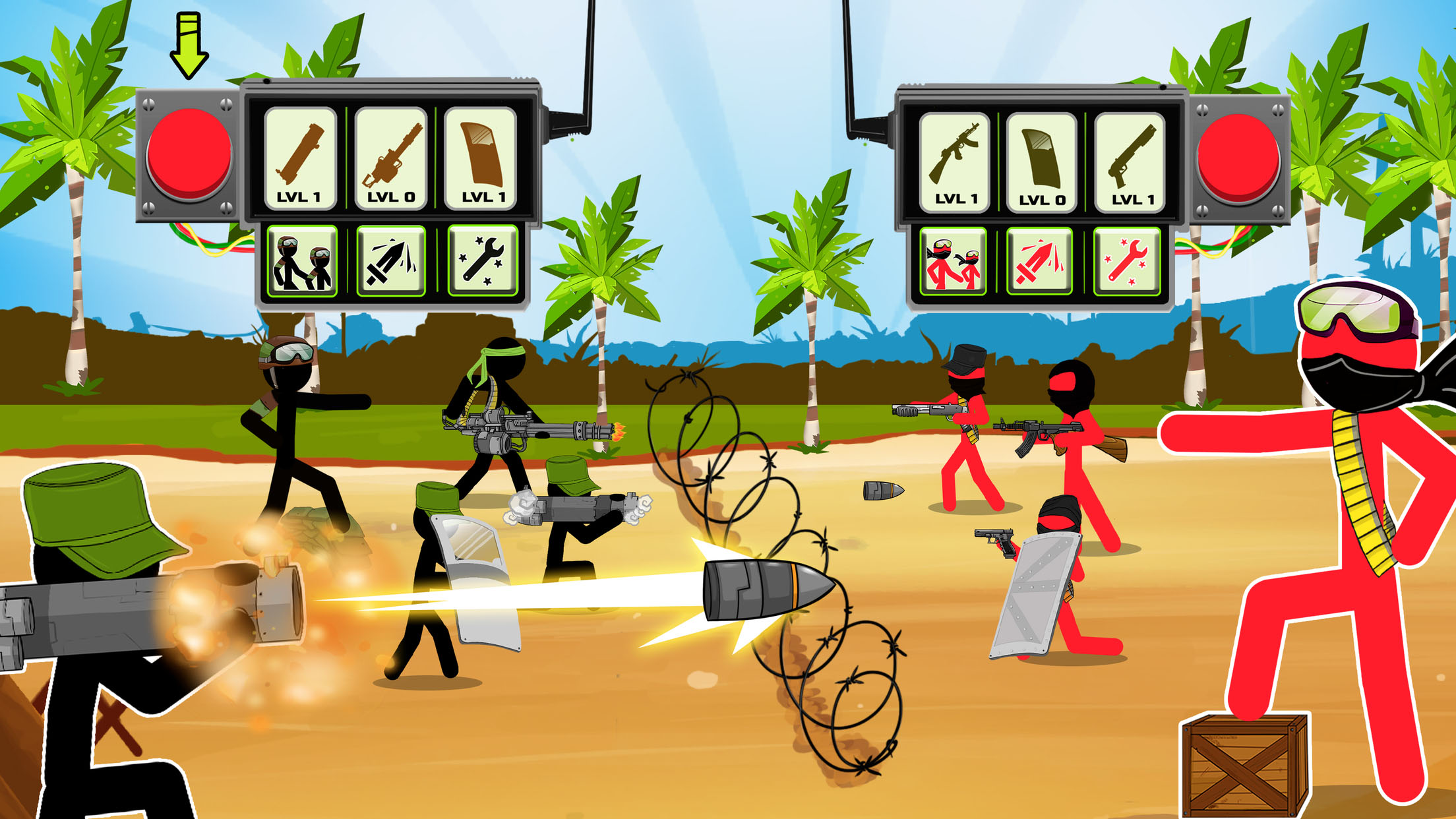 اسکرین شات 1 بازی Stickman Army : Team Battle