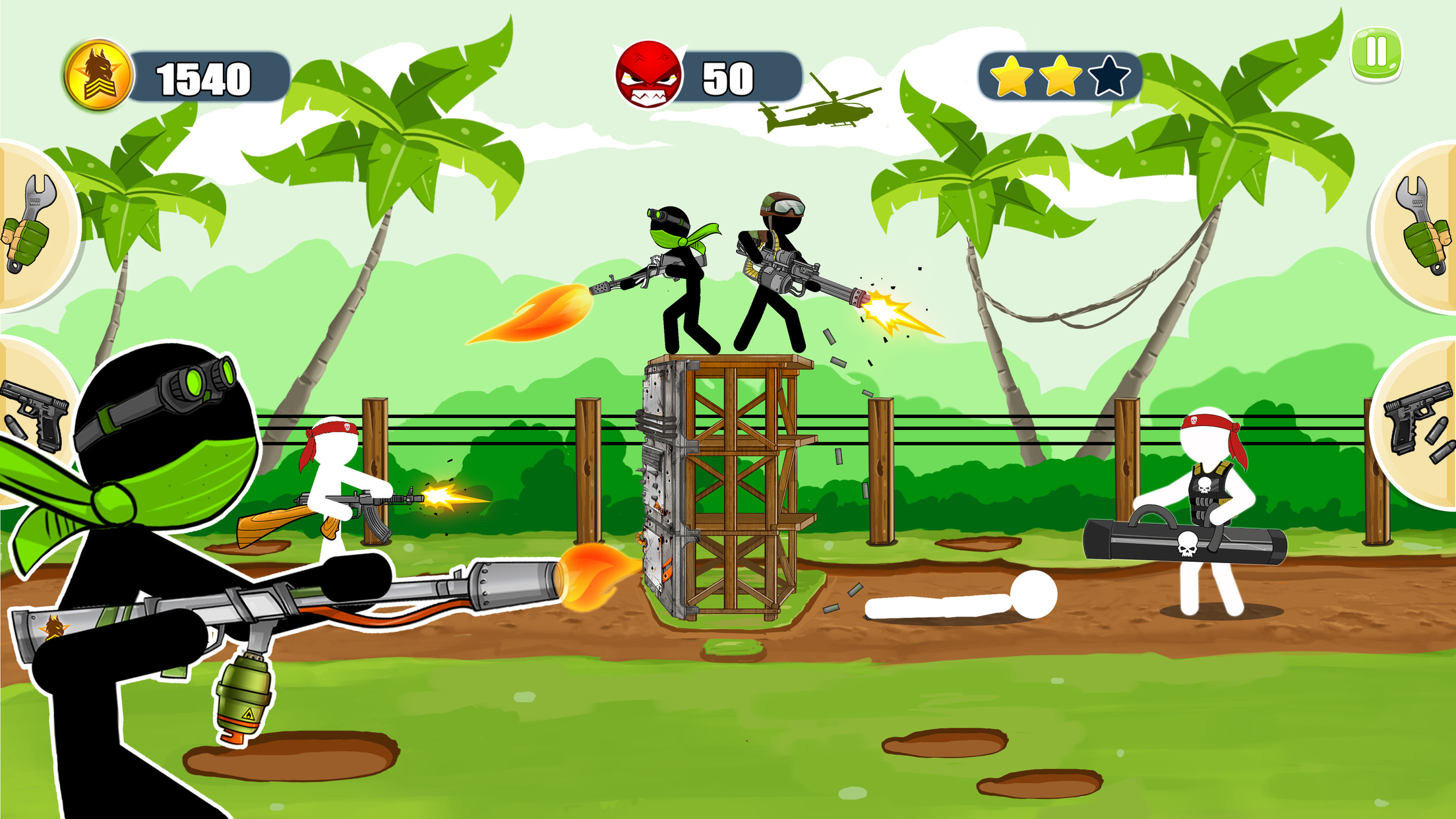 اسکرین شات 1 بازی Stickman Army : The Resistance