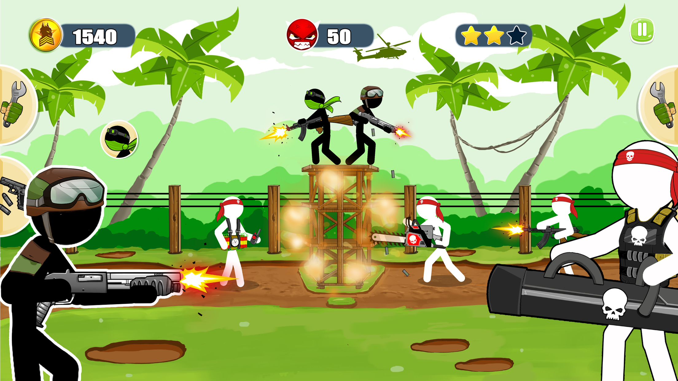 اسکرین شات 3 بازی Stickman Army : The Resistance