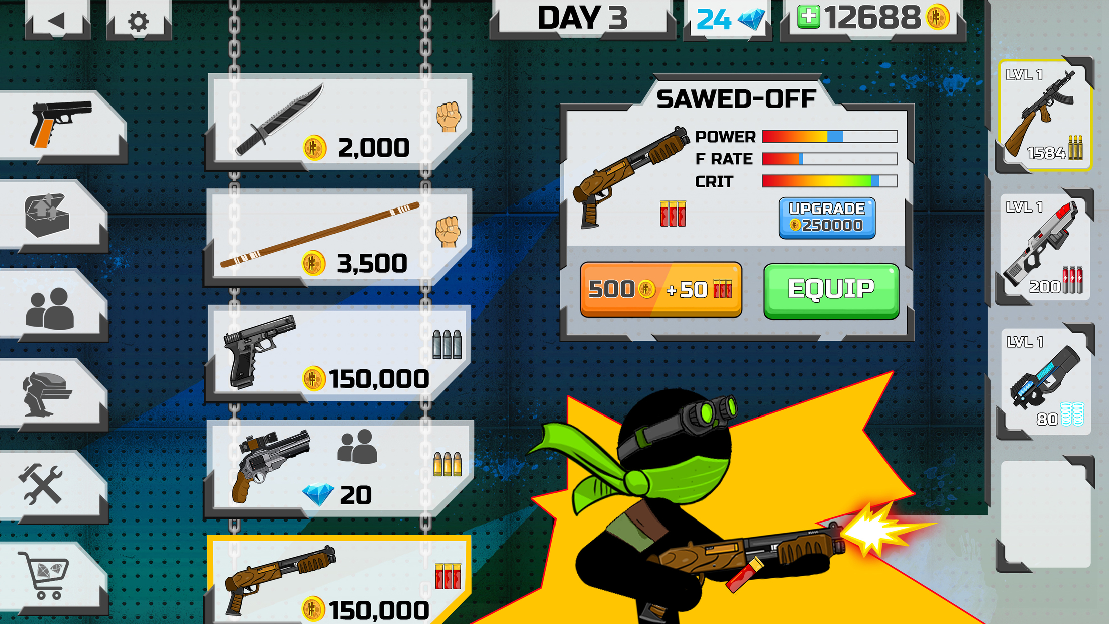 اسکرین شات 4 بازی Stickman maverick : bad boys