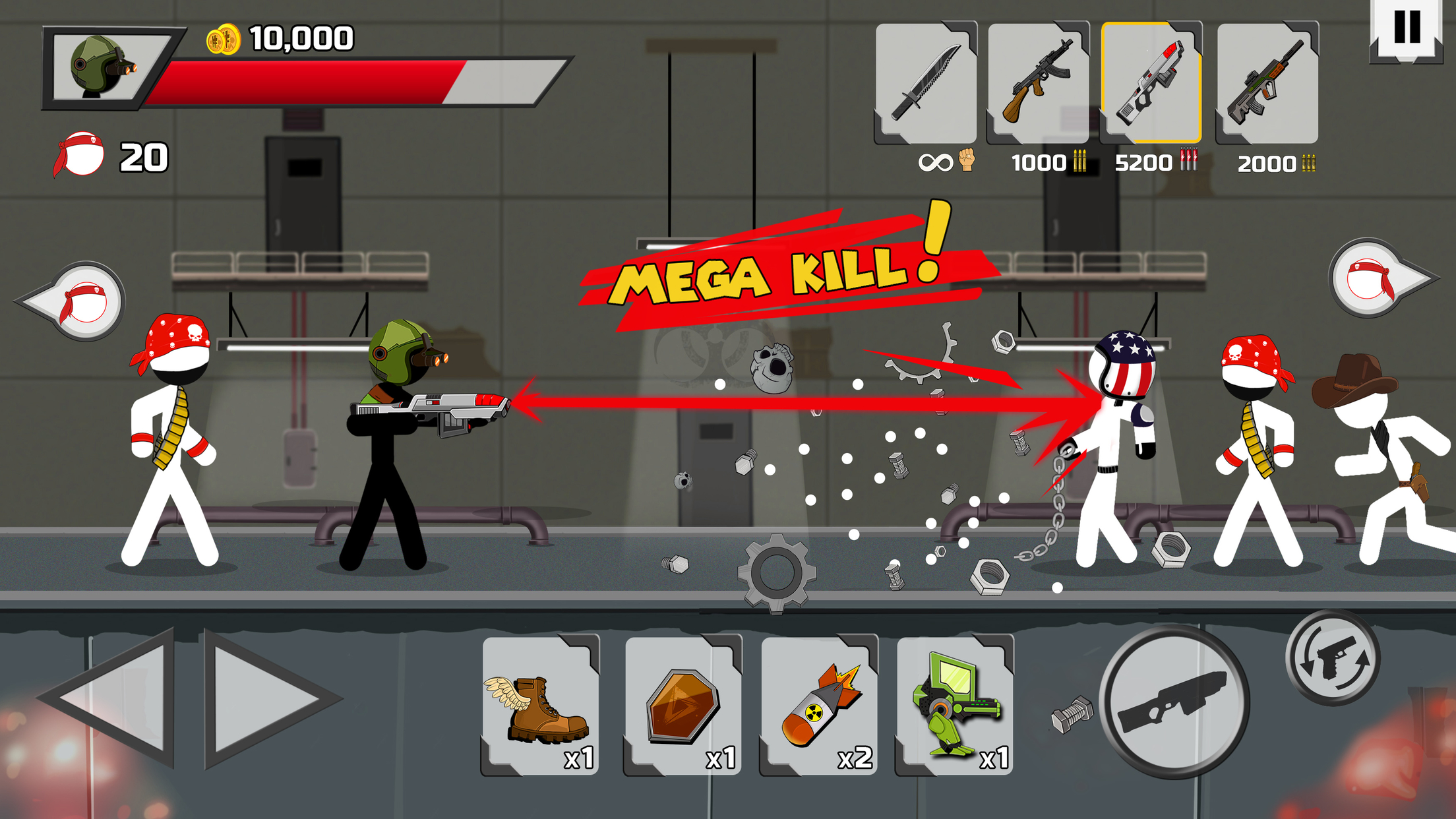 اسکرین شات 2 بازی Stickman maverick : bad boys