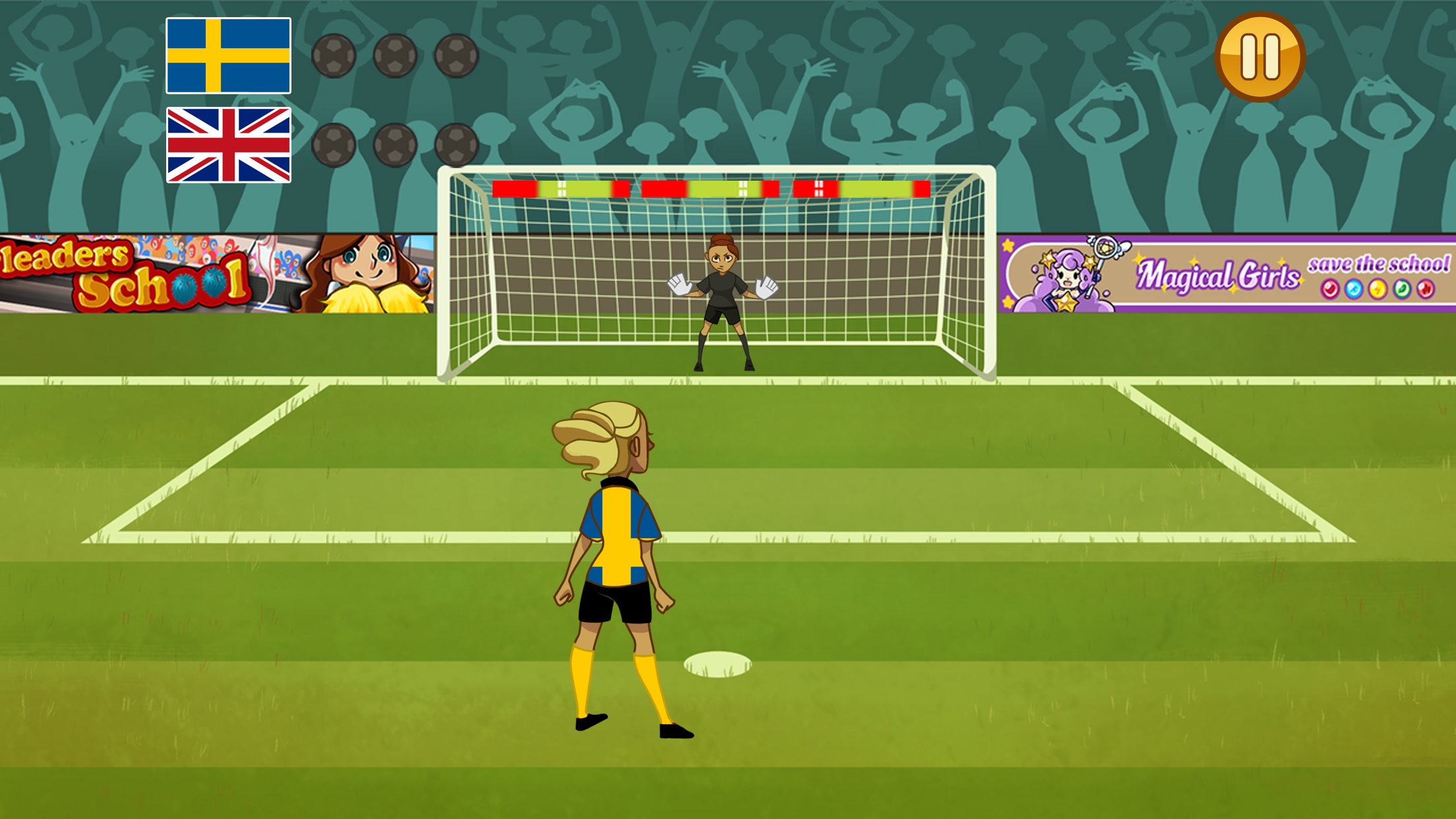اسکرین شات 1 بازی Women Football Penalty