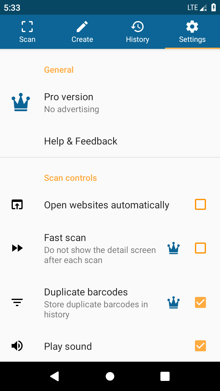 اسکرین شات 8 برنامه QRbot: QR & barcode reader