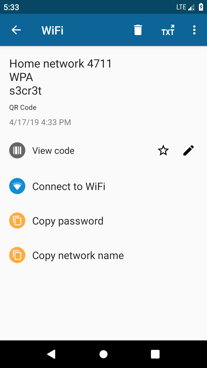 اسکرین شات 7 برنامه QRbot: QR & barcode reader
