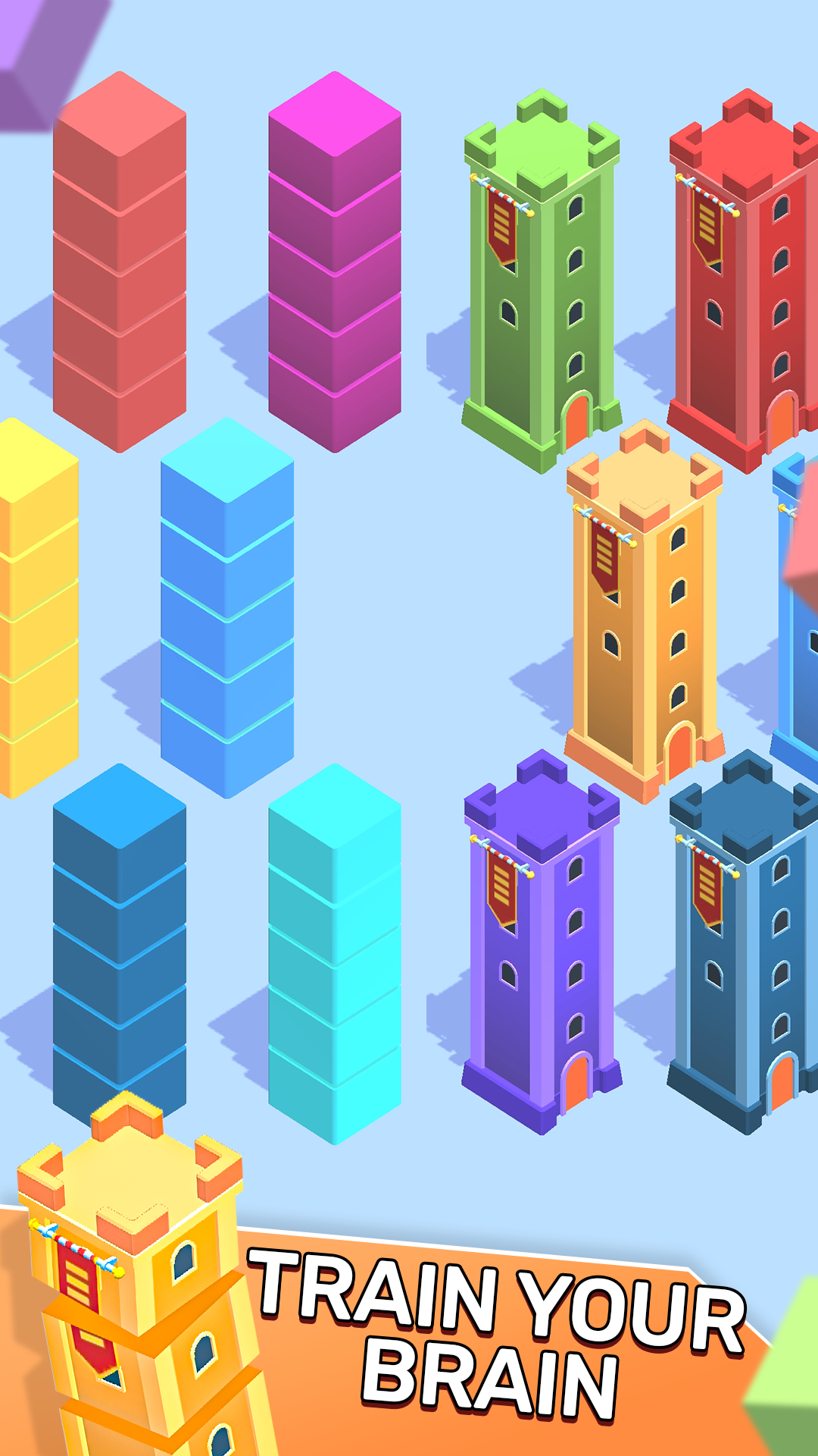 اسکرین شات 4 بازی Tower Sort