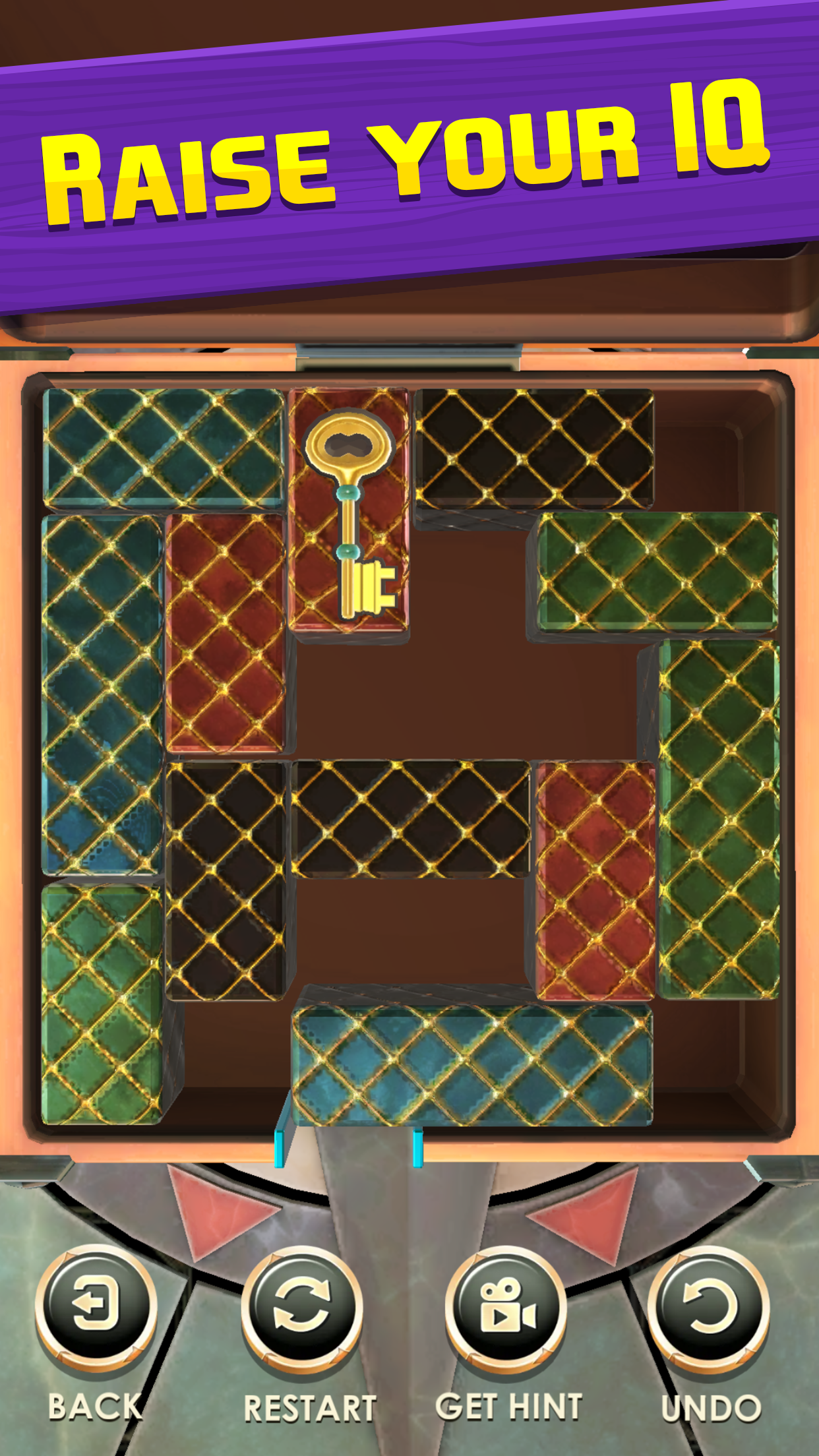 اسکرین شات 2 بازی Unblock Puzzle: Slide Blocks