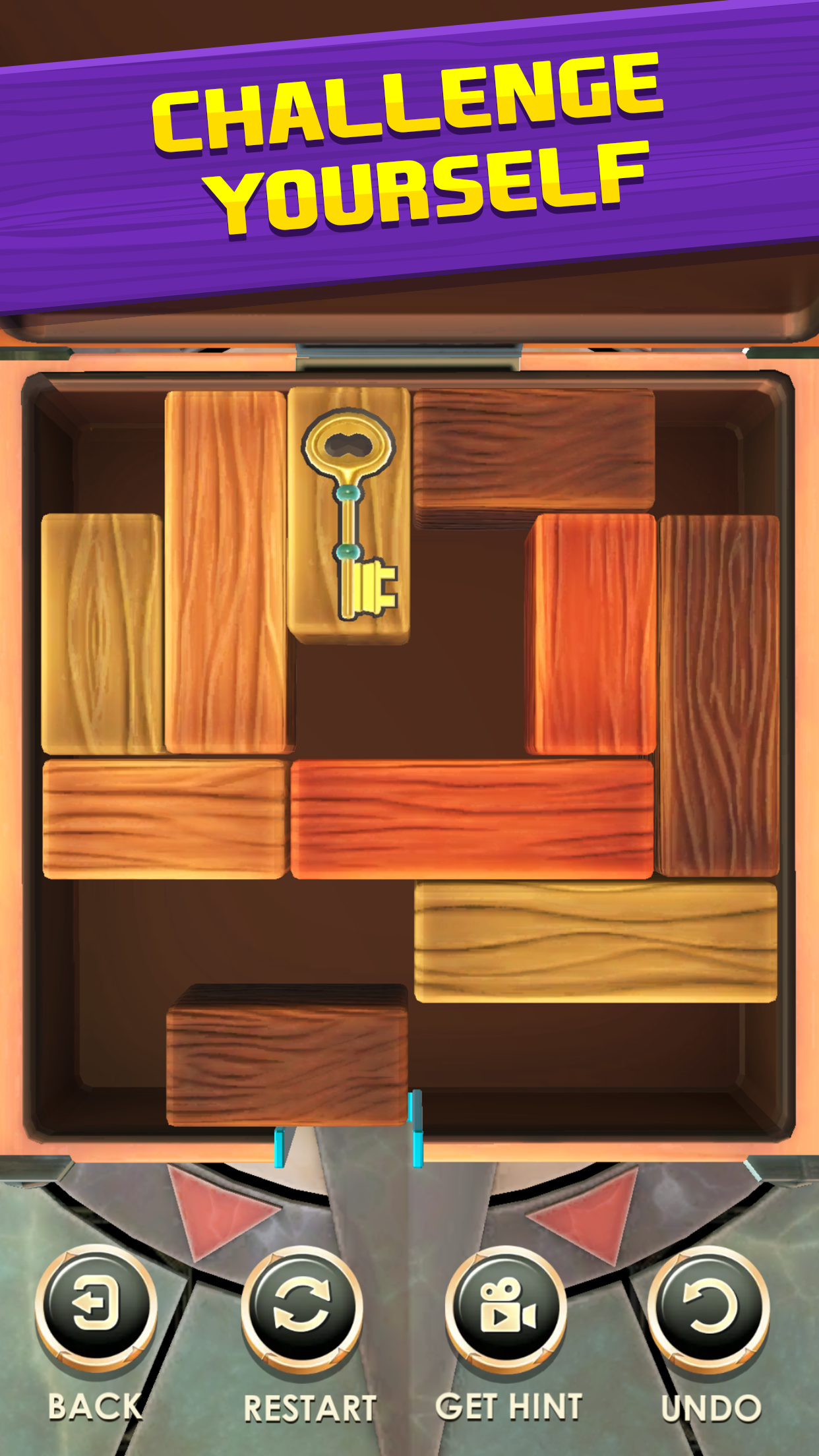 اسکرین شات 1 بازی Unblock Puzzle: Slide Blocks