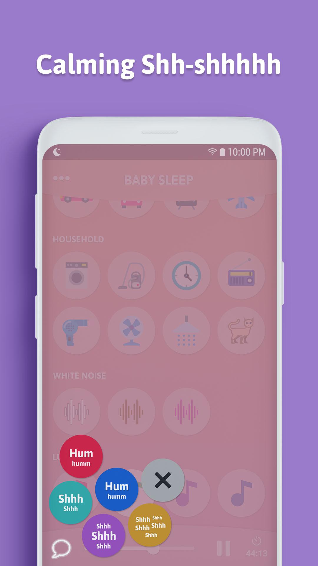 اسکرین شات 4 برنامه Baby Sleep - White Noise