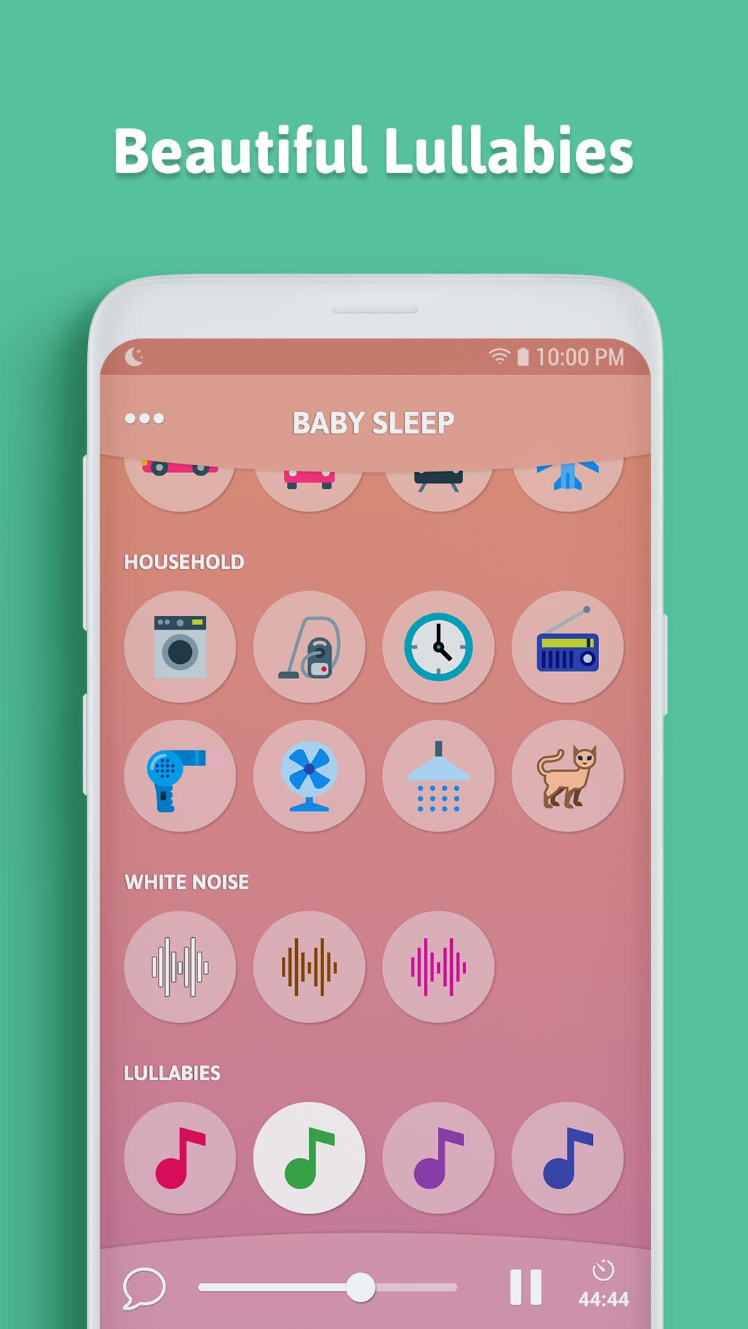 اسکرین شات 3 برنامه Baby Sleep - White Noise