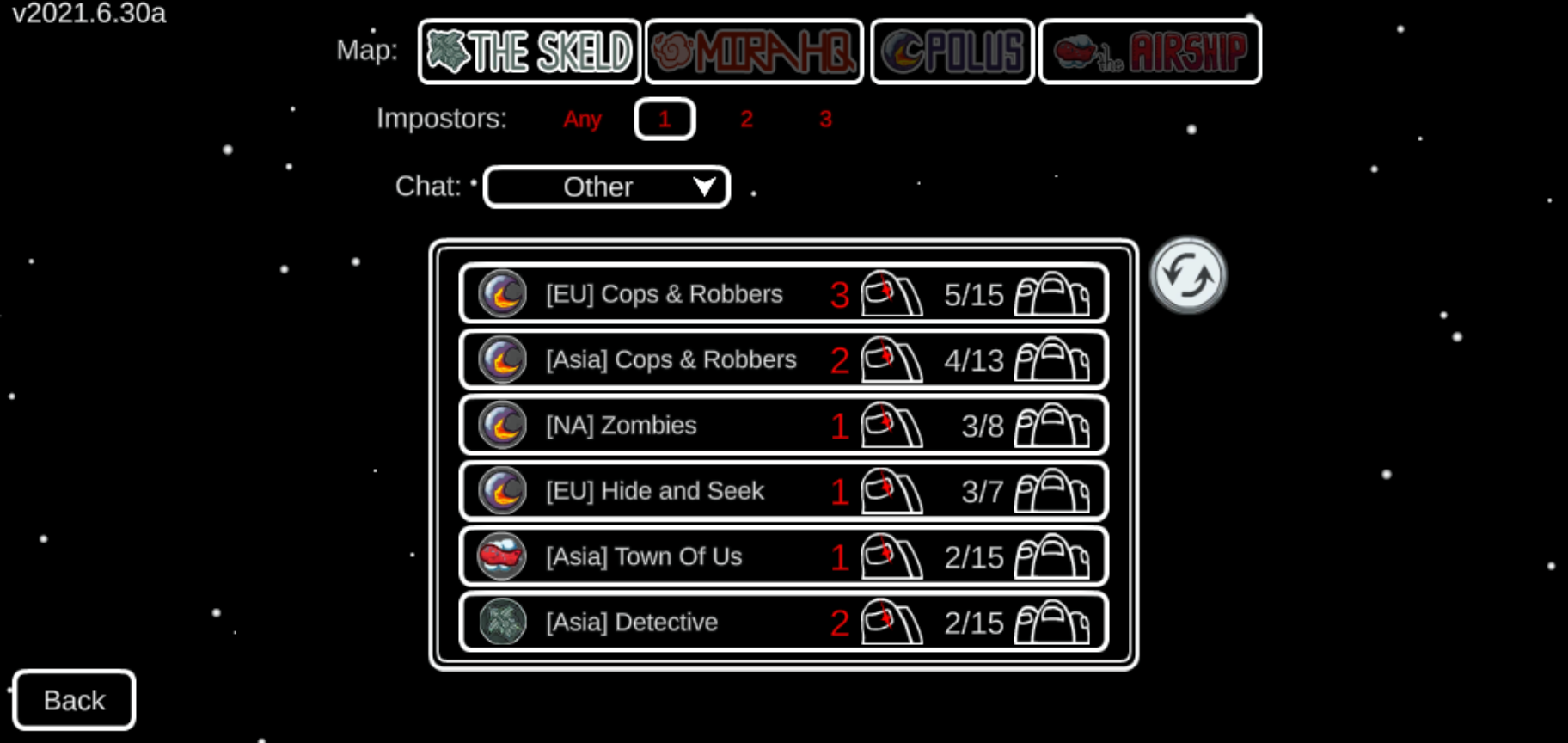 اسکرین شات 3 بازی Skeld.net Among Us Mods