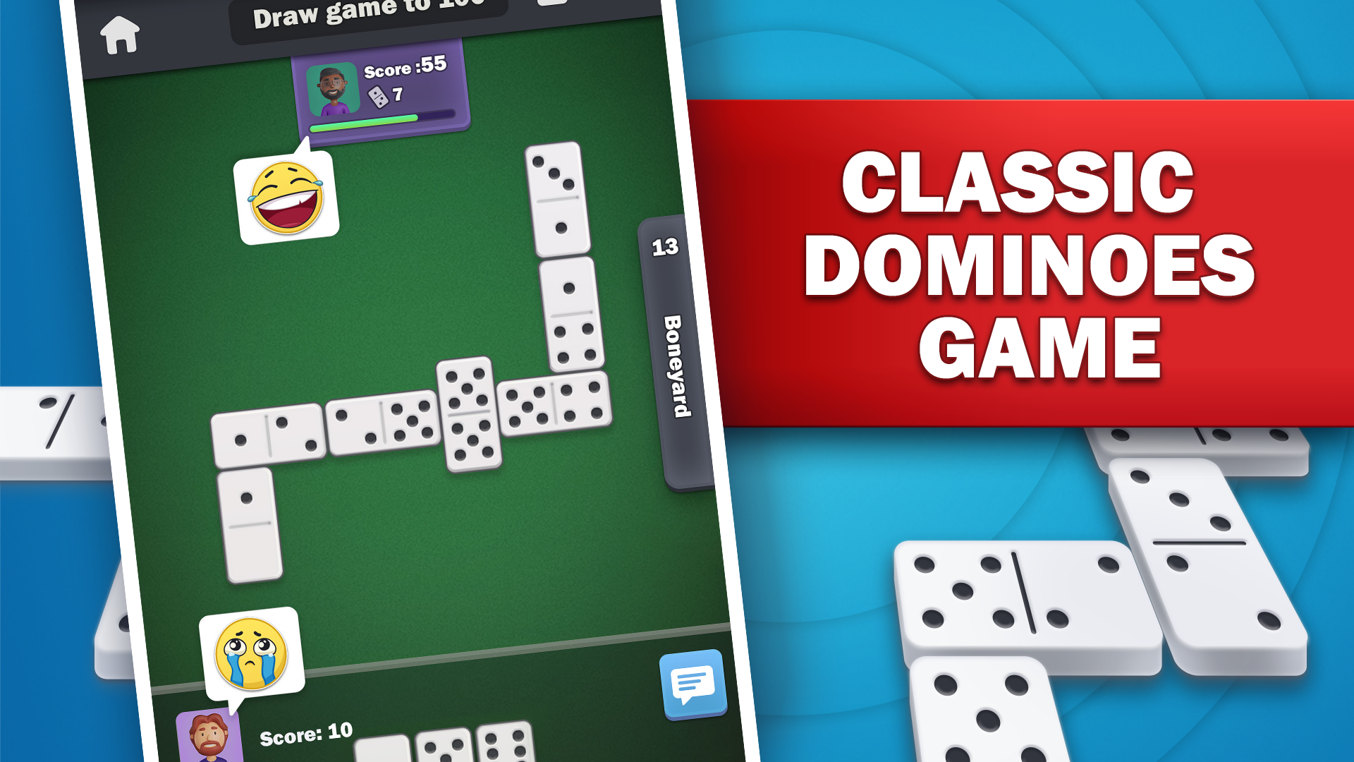 اسکرین شات 6 بازی Dominoes online - play Domino!