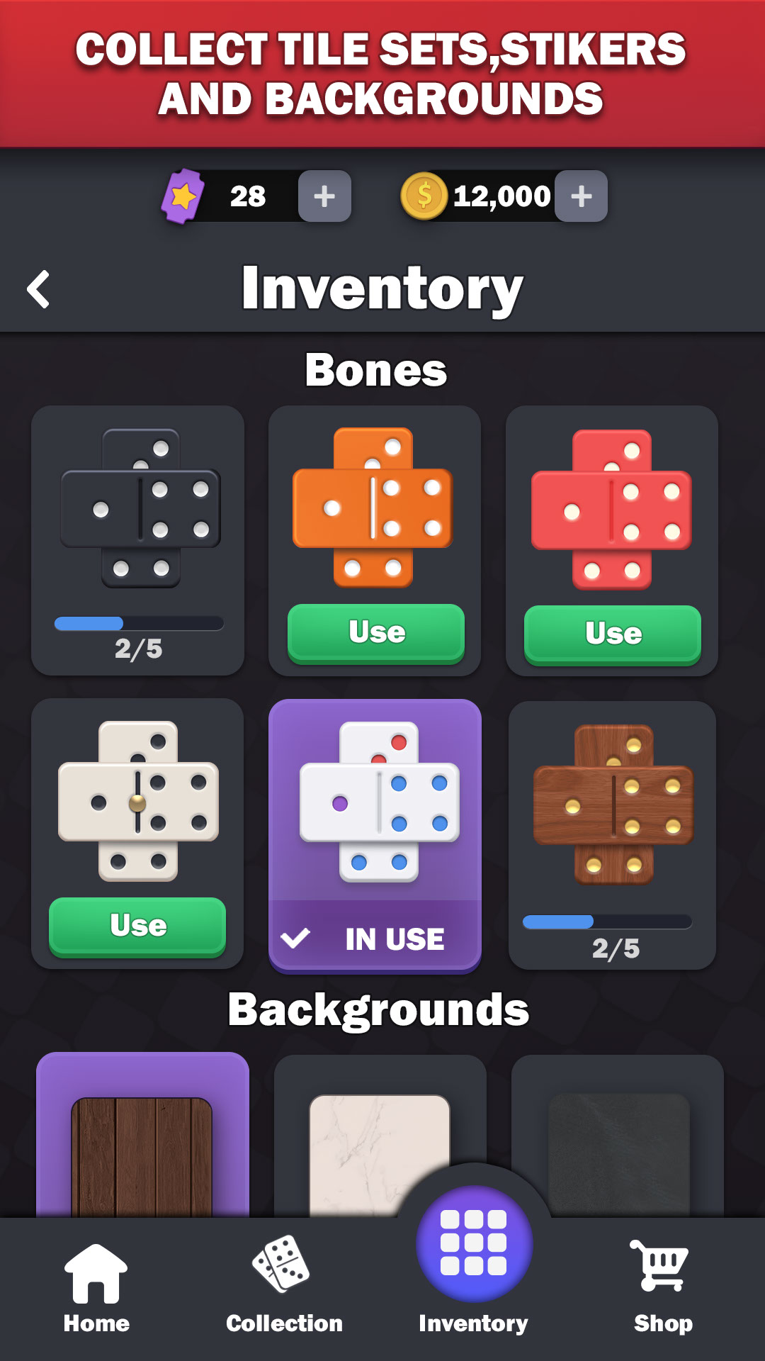 اسکرین شات 5 بازی Dominoes online - play Domino!