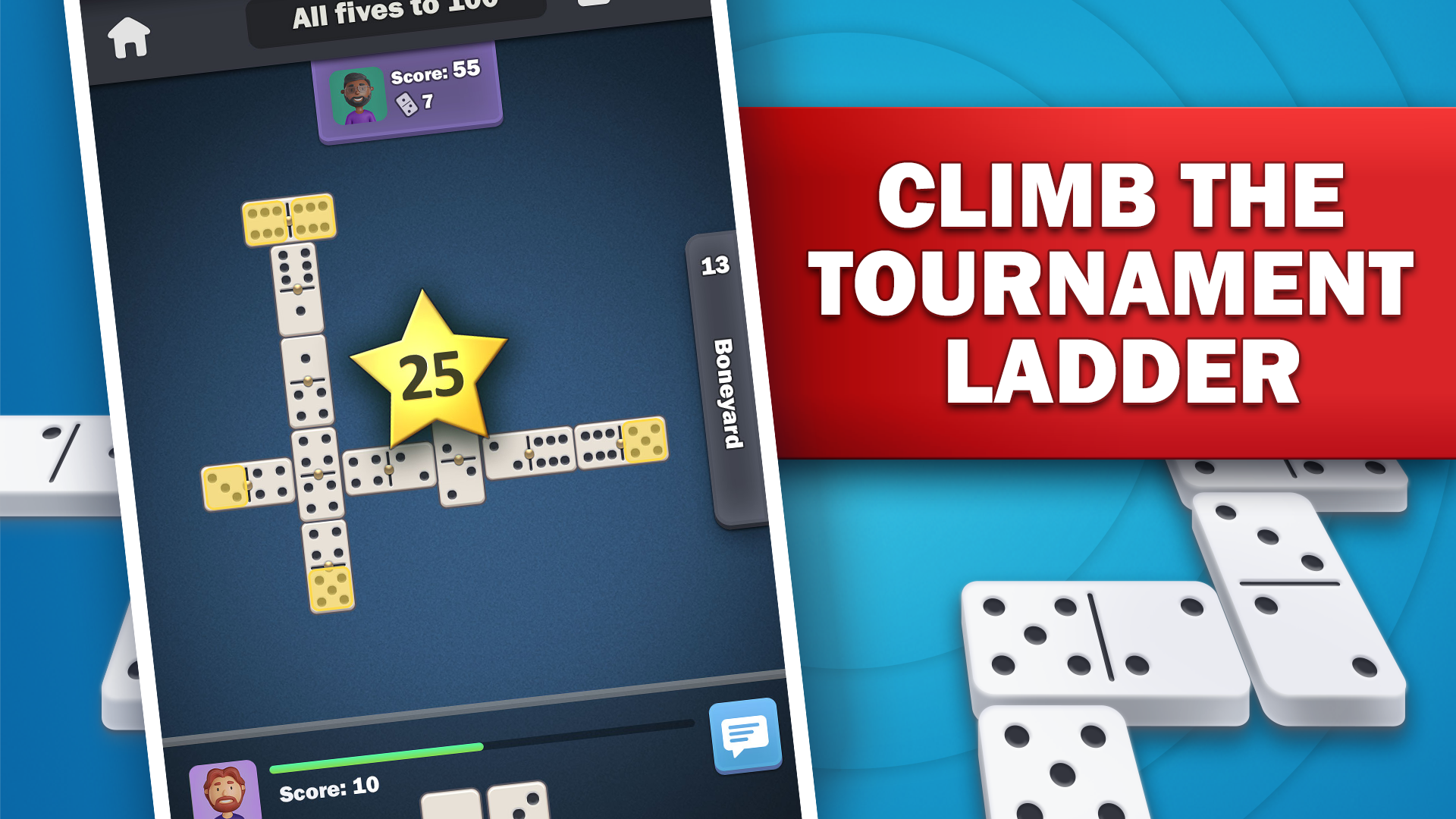 اسکرین شات 8 بازی Dominoes online - play Domino!
