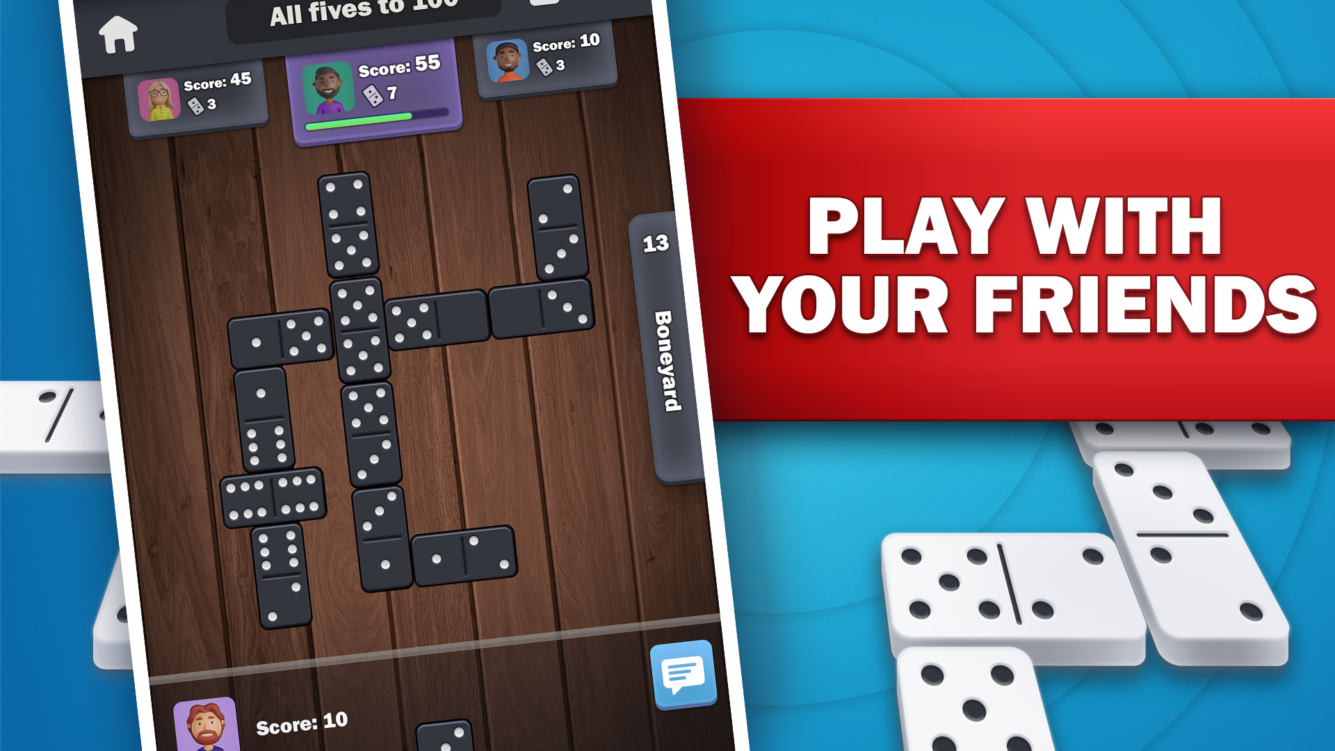 اسکرین شات 7 بازی Dominoes online - play Domino!